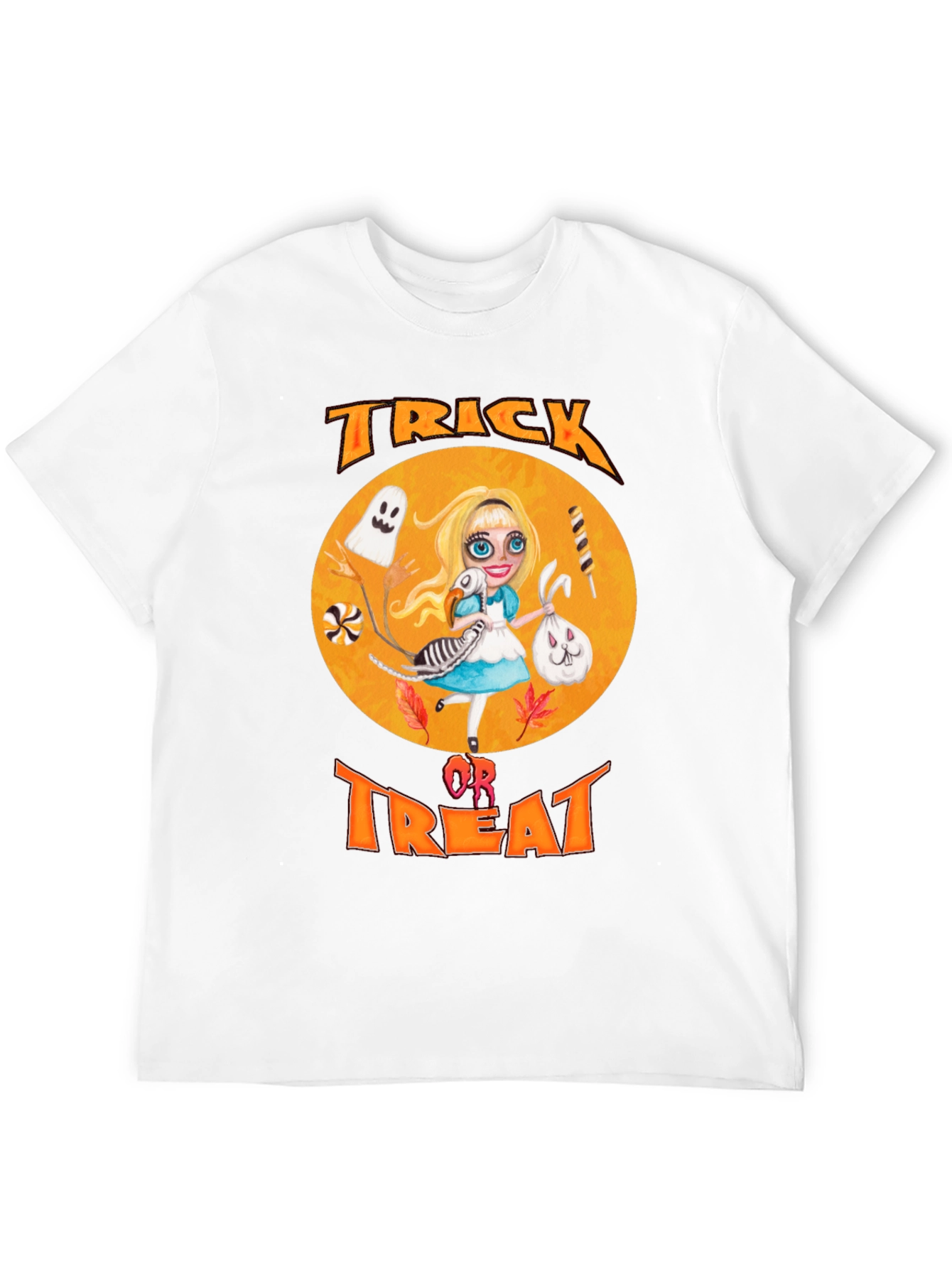 Trick or Treat Halloween Alice Graphic Tee