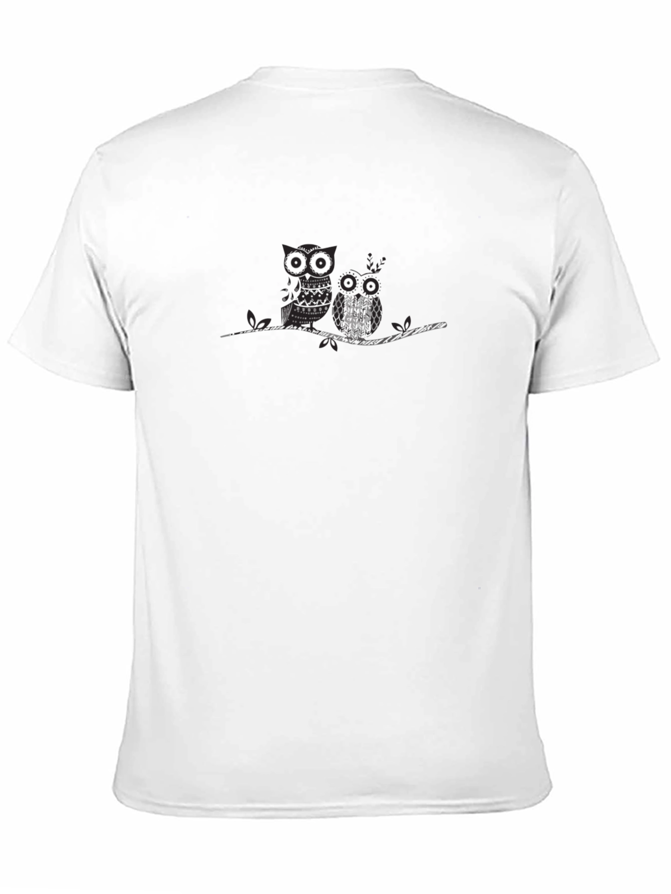 Whimsical Owl Graphic Tee - Soft Cotton Blend