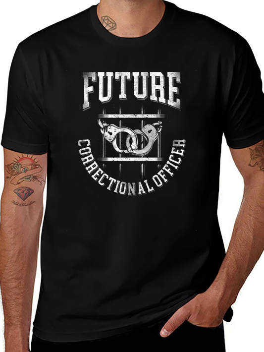 Future Correctional Officer Graphic Tee - Black
