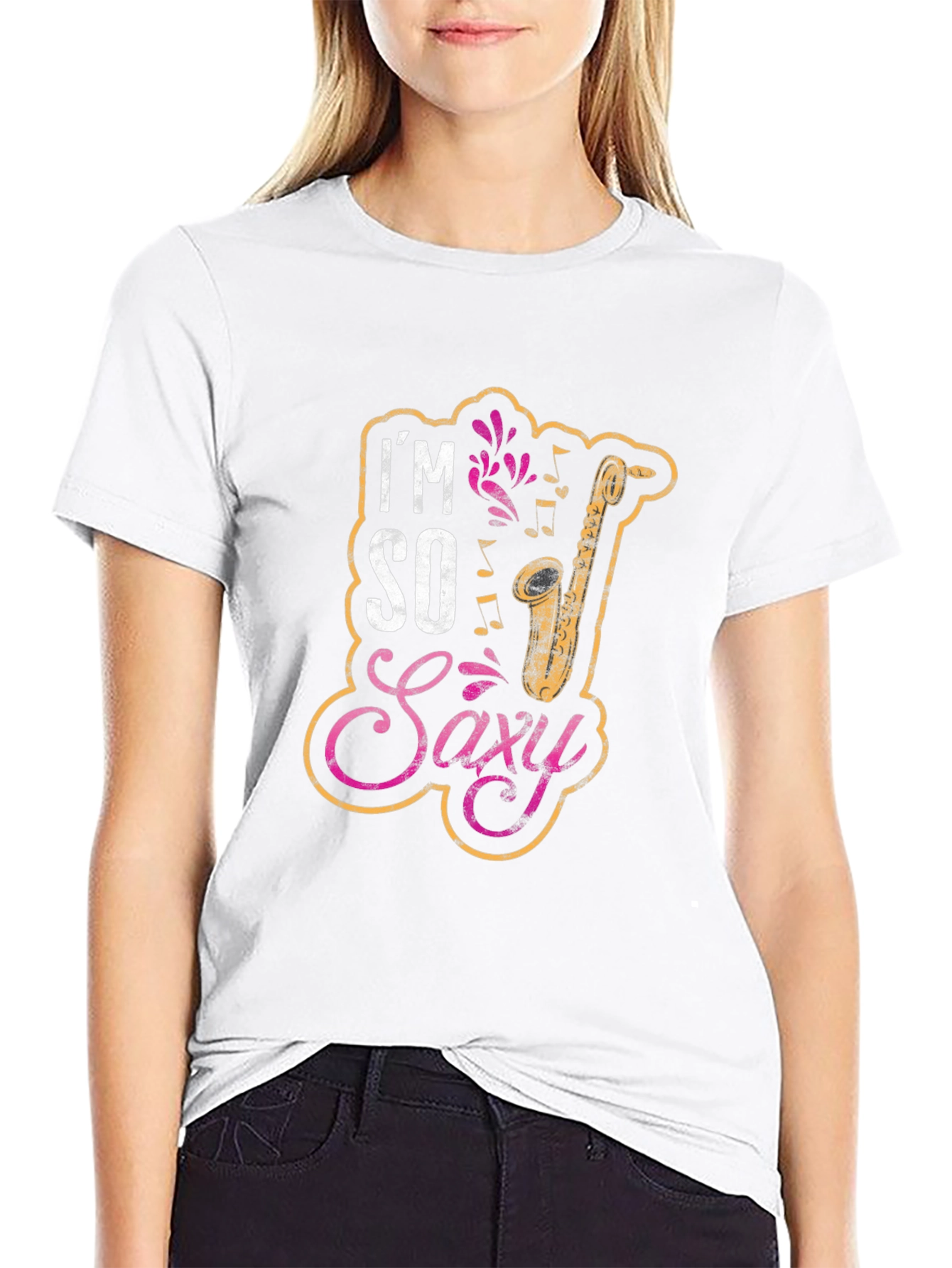 Im So Saxi Saxophone Musician Graphic T-Shirt