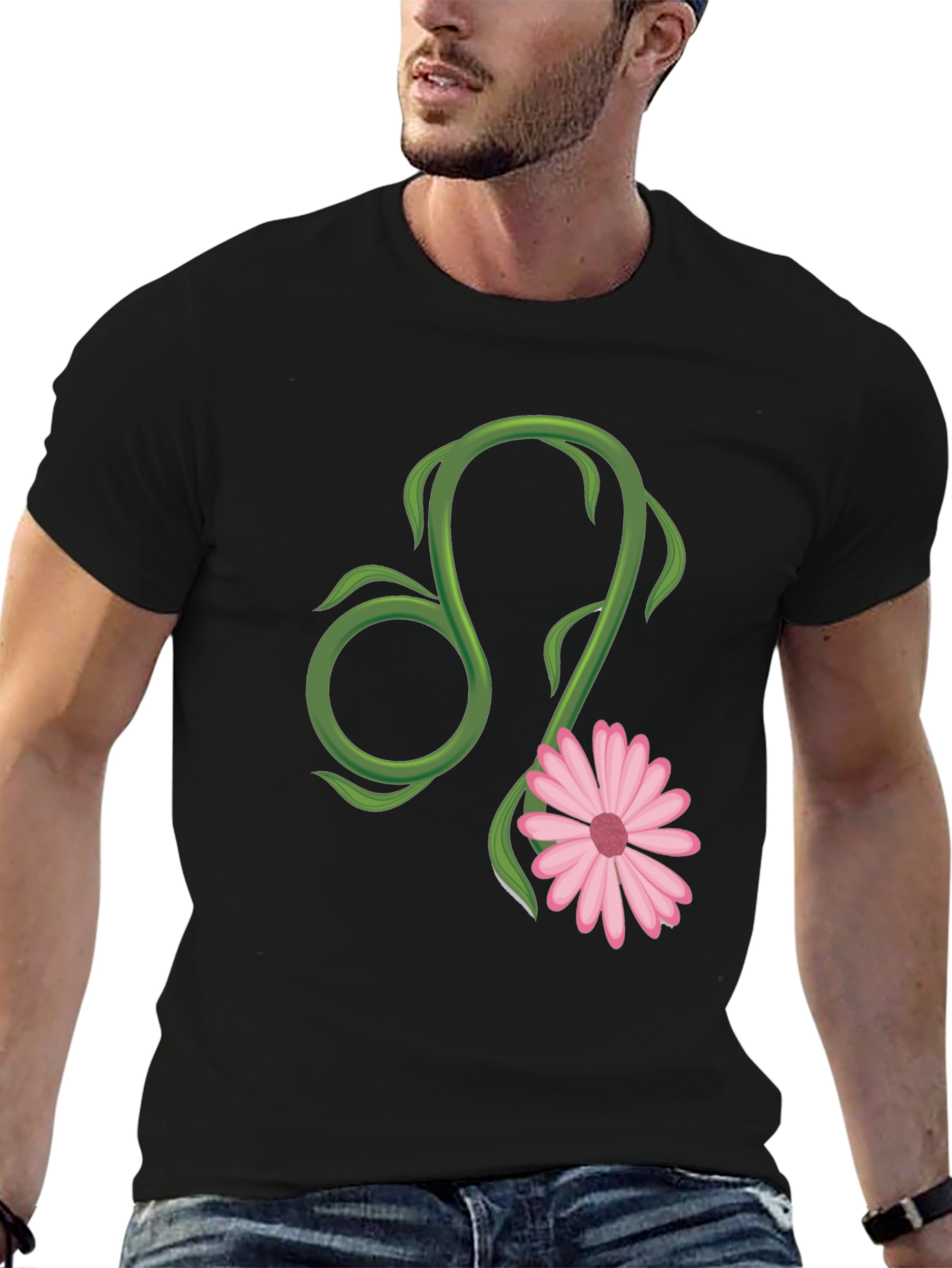 Leo Zodiac Flower T-Shirt
