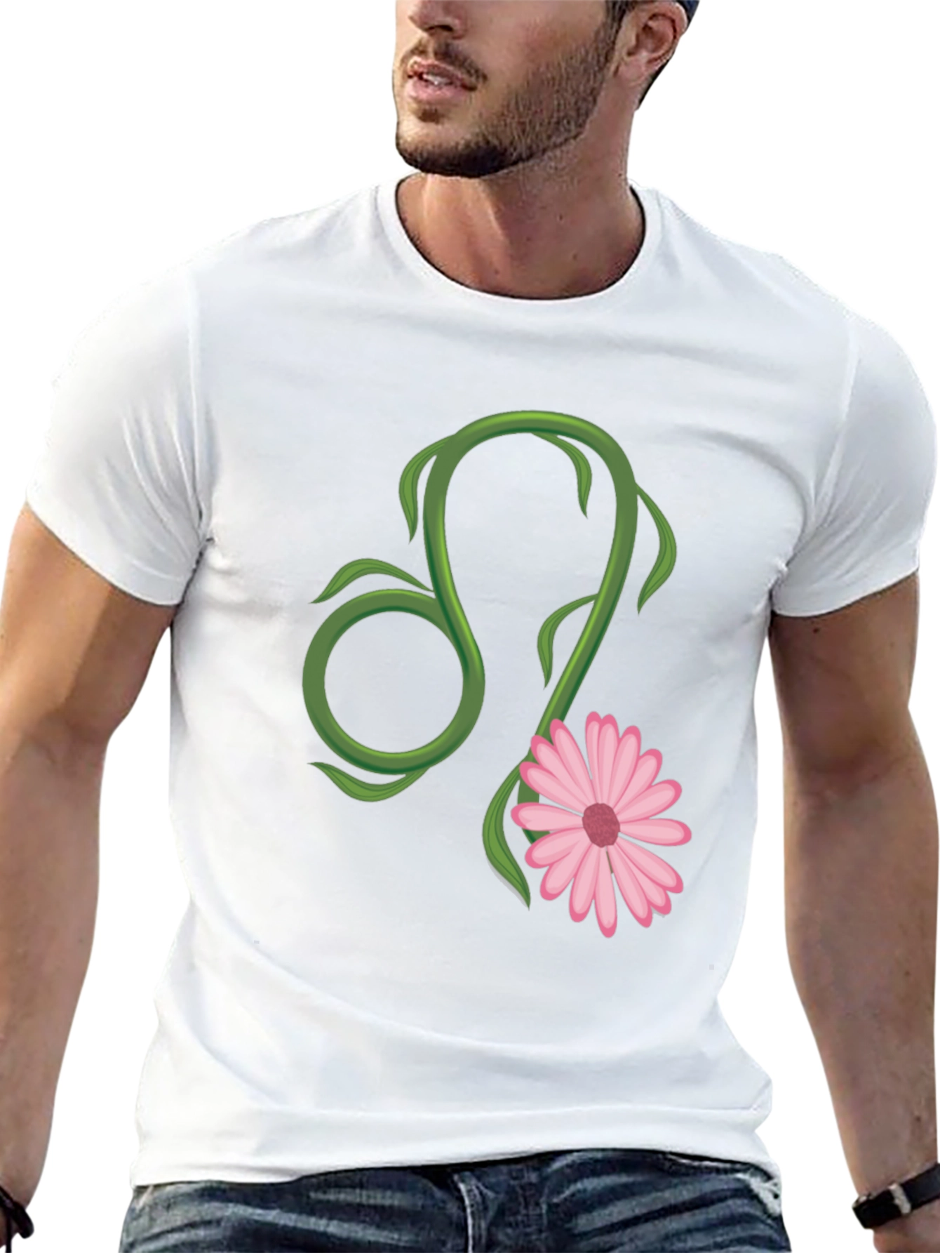 Leo Zodiac Flower T-Shirt