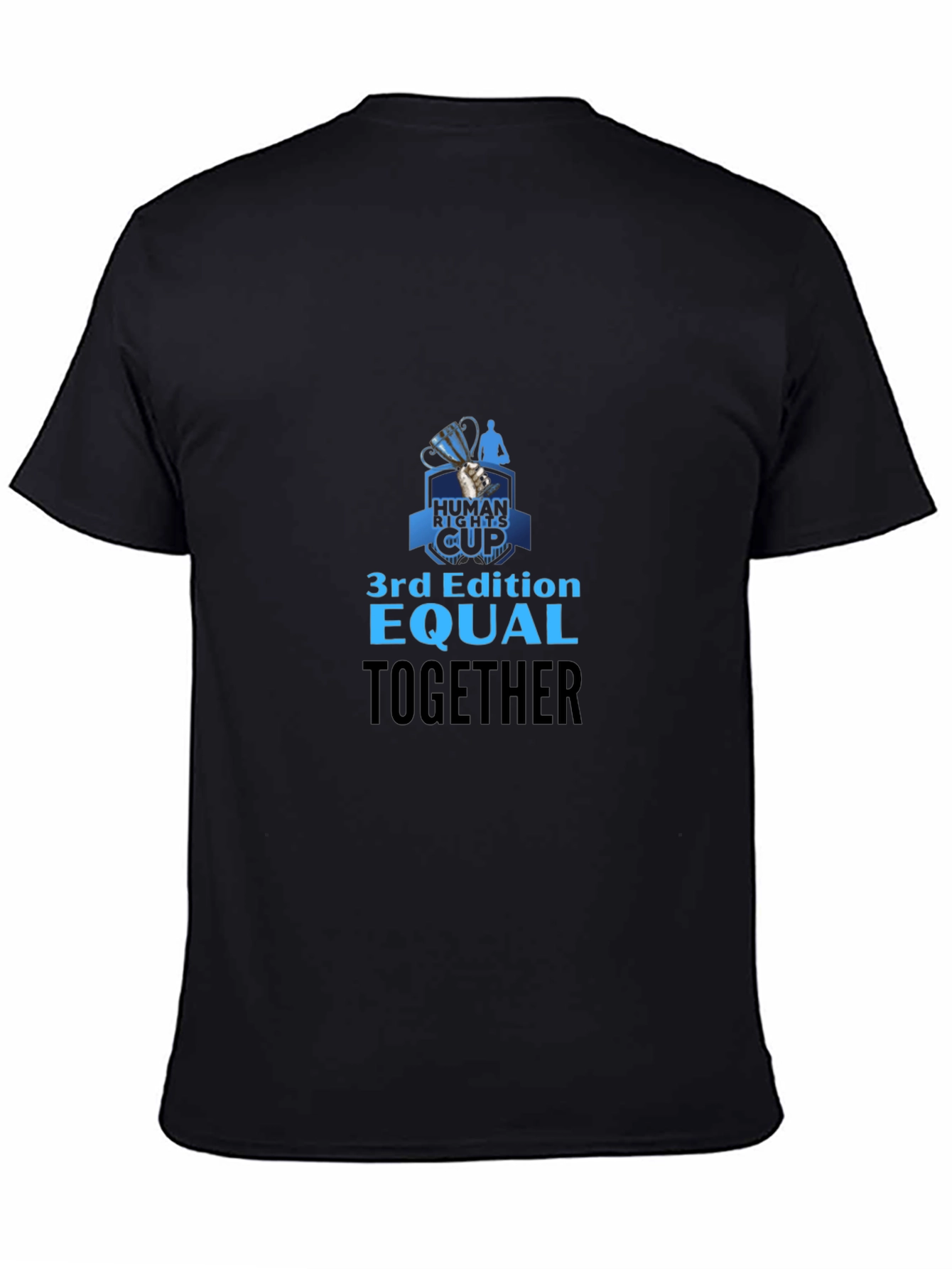Human Rights Cup Black Graphic Tee
