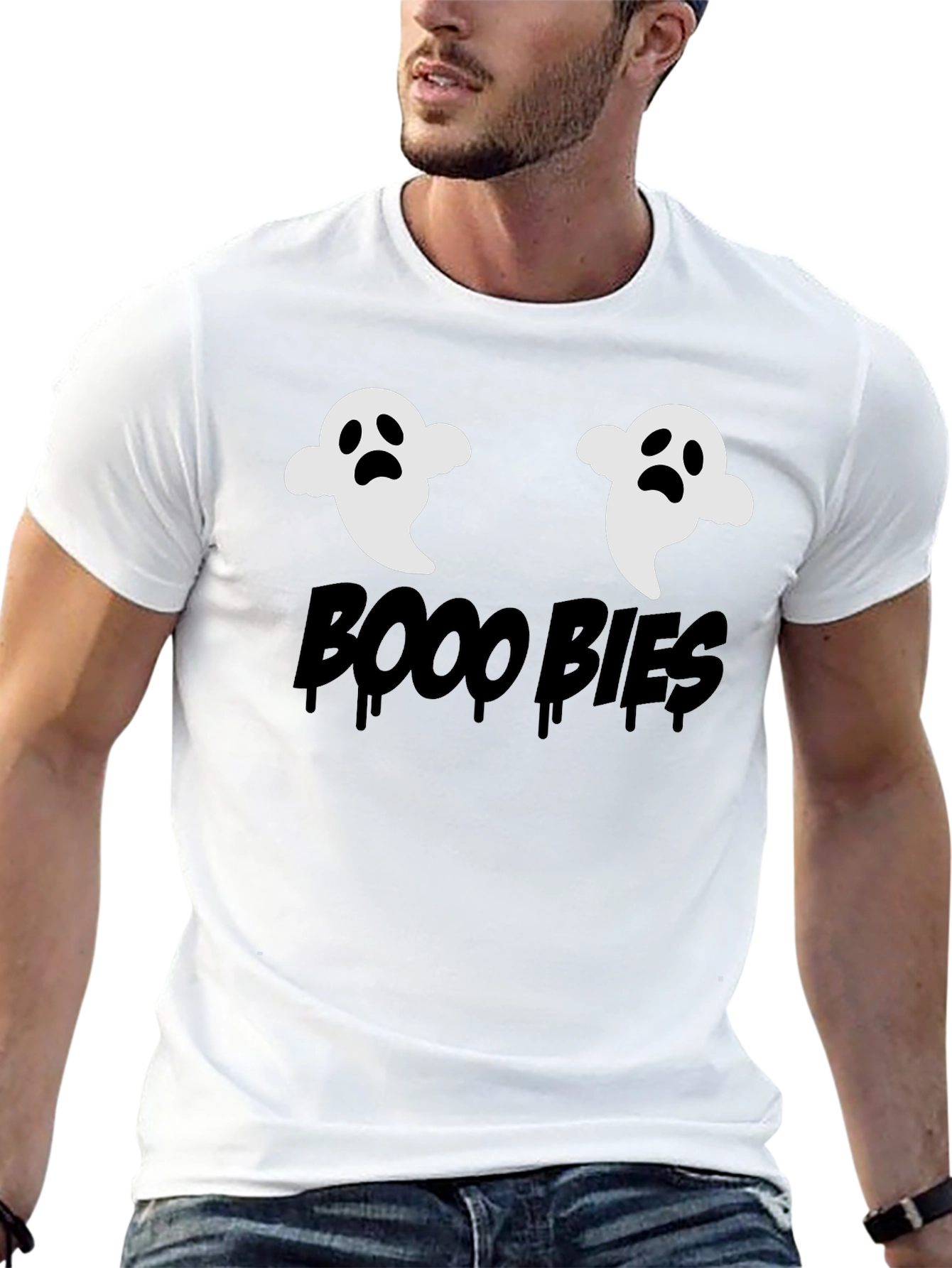 Boo-bies Ghost Halloween T-Shirt