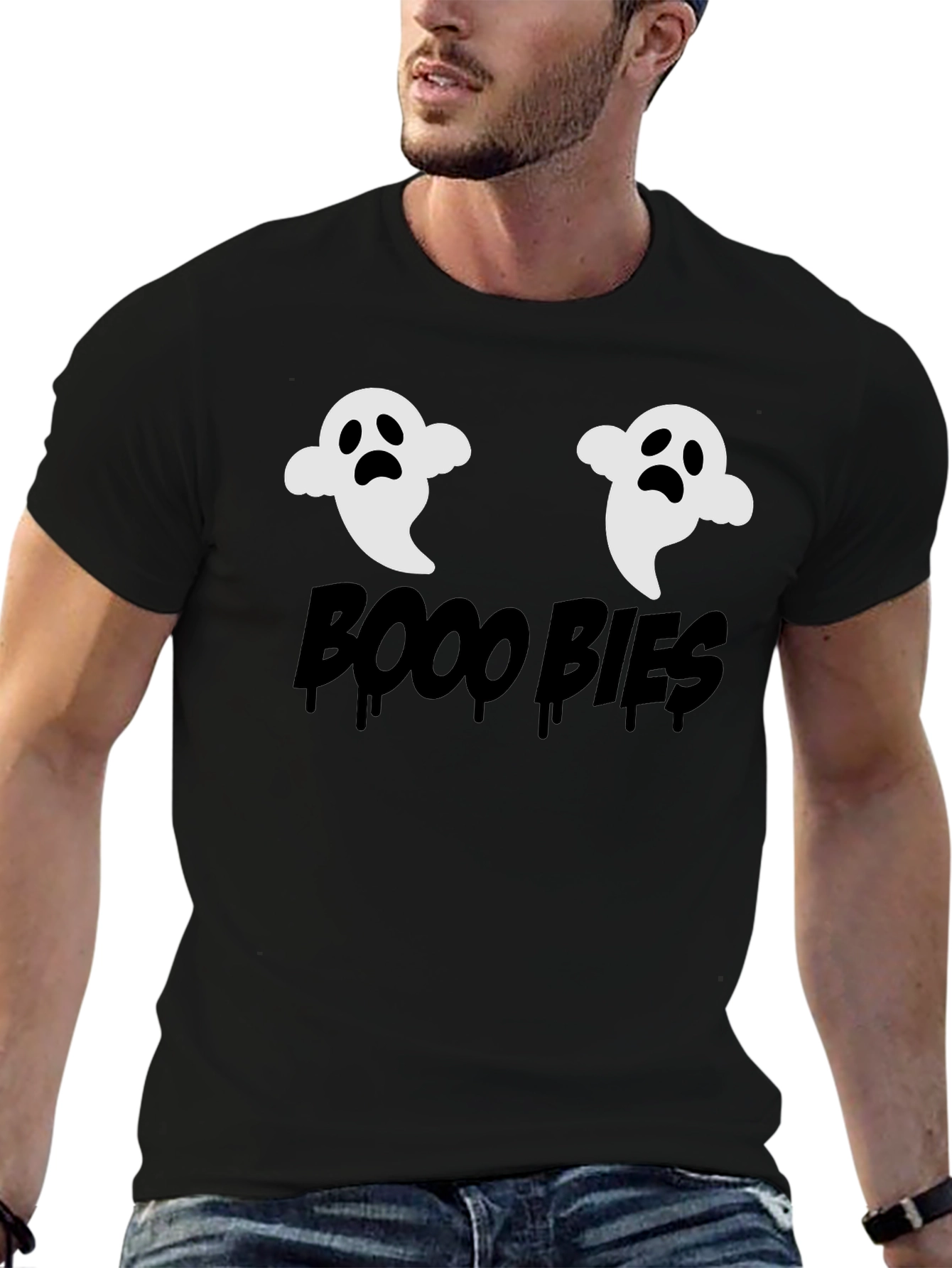 Boo-bies Ghost Halloween T-Shirt
