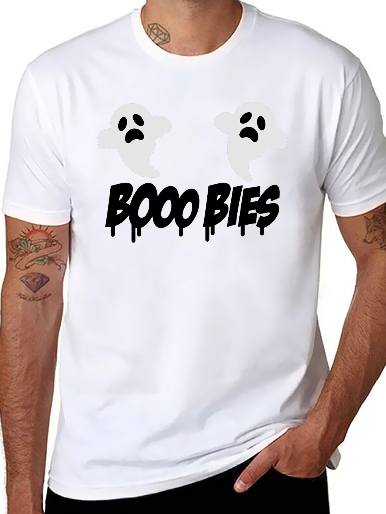 Boo-bies Ghost Halloween T-Shirt