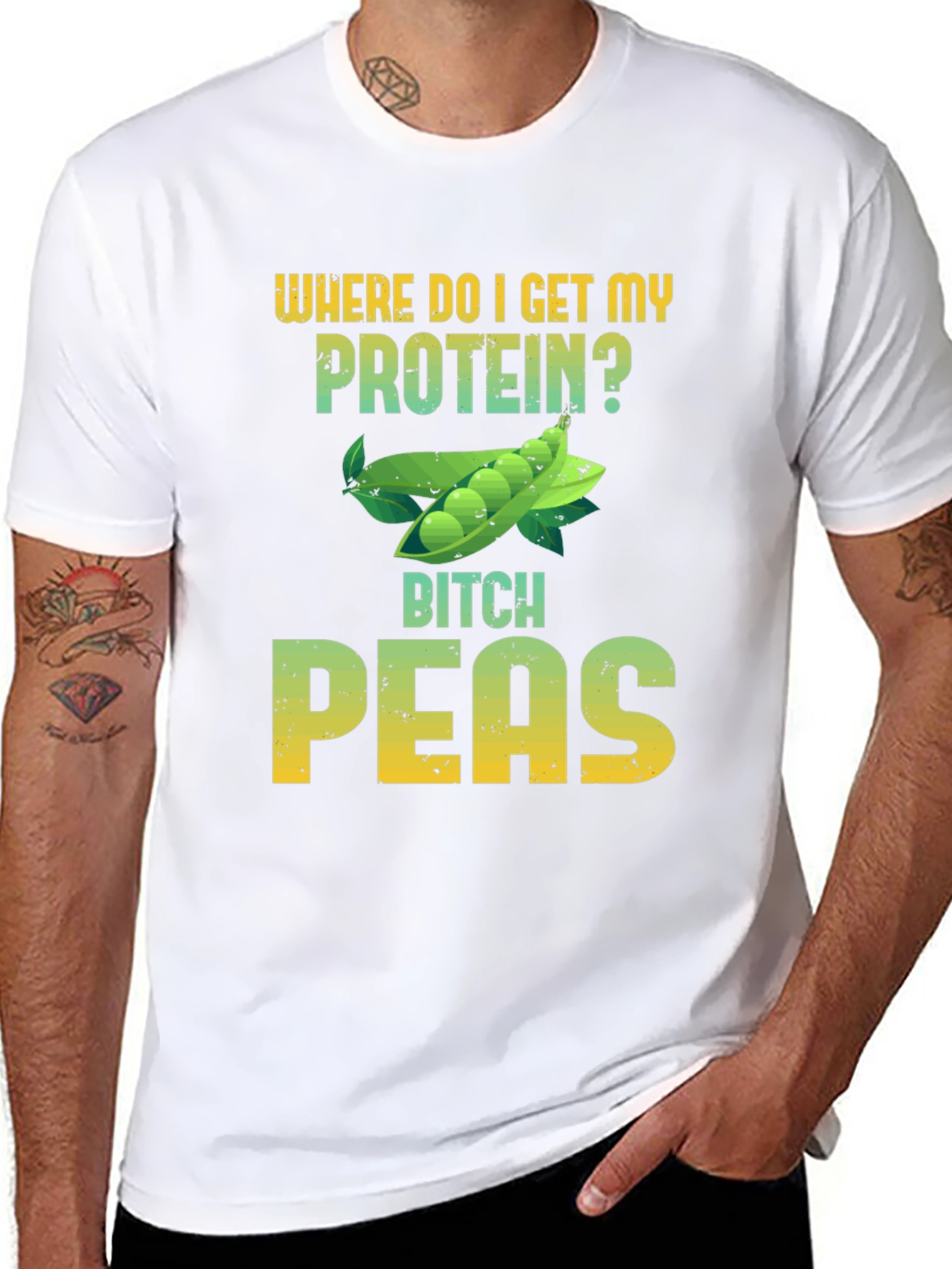 Protein Peas Graphic T-Shirt