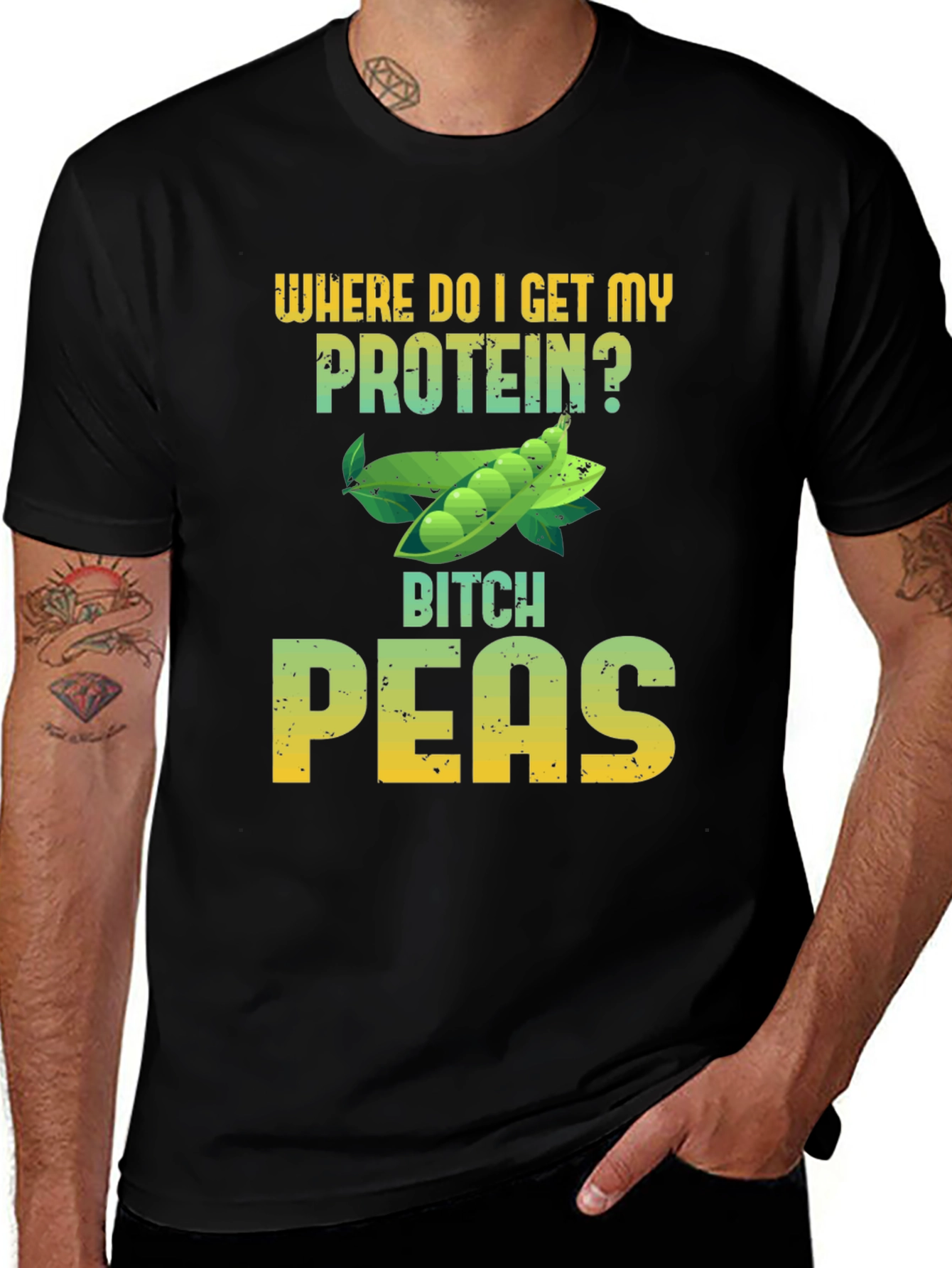 Protein Peas Graphic T-Shirt