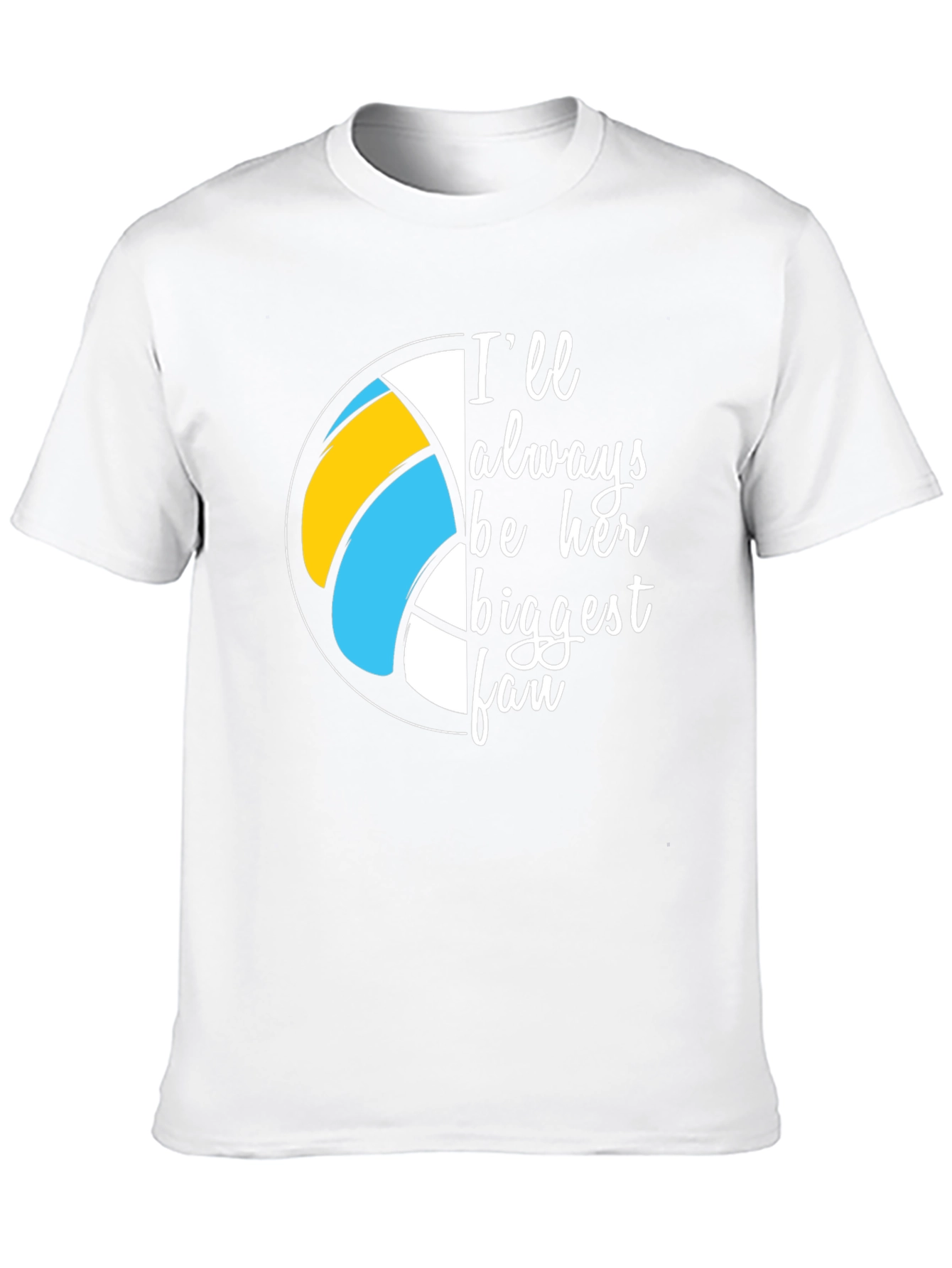 Volleyball Fan T-Shirt - Always Her Biggest Fan