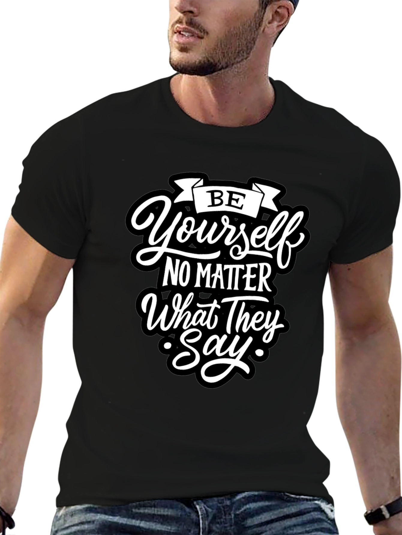 Be Yourself T-Shirt - Motivational Quote Tee