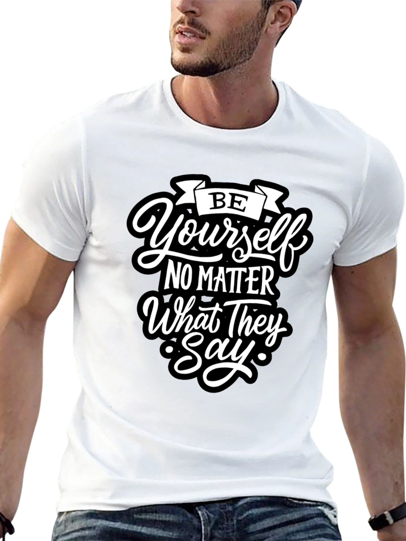 Be Yourself T-Shirt - Motivational Quote Tee