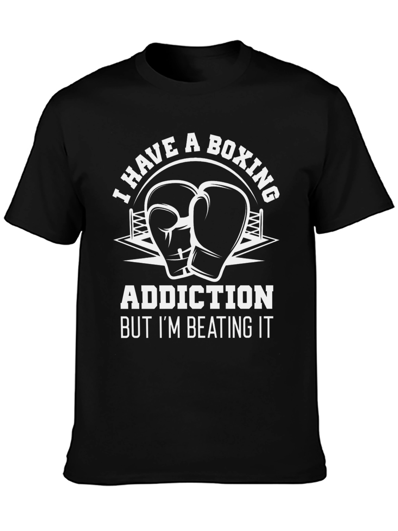 Boxing Addiction T-Shirt - Funny Gym Workout Tee