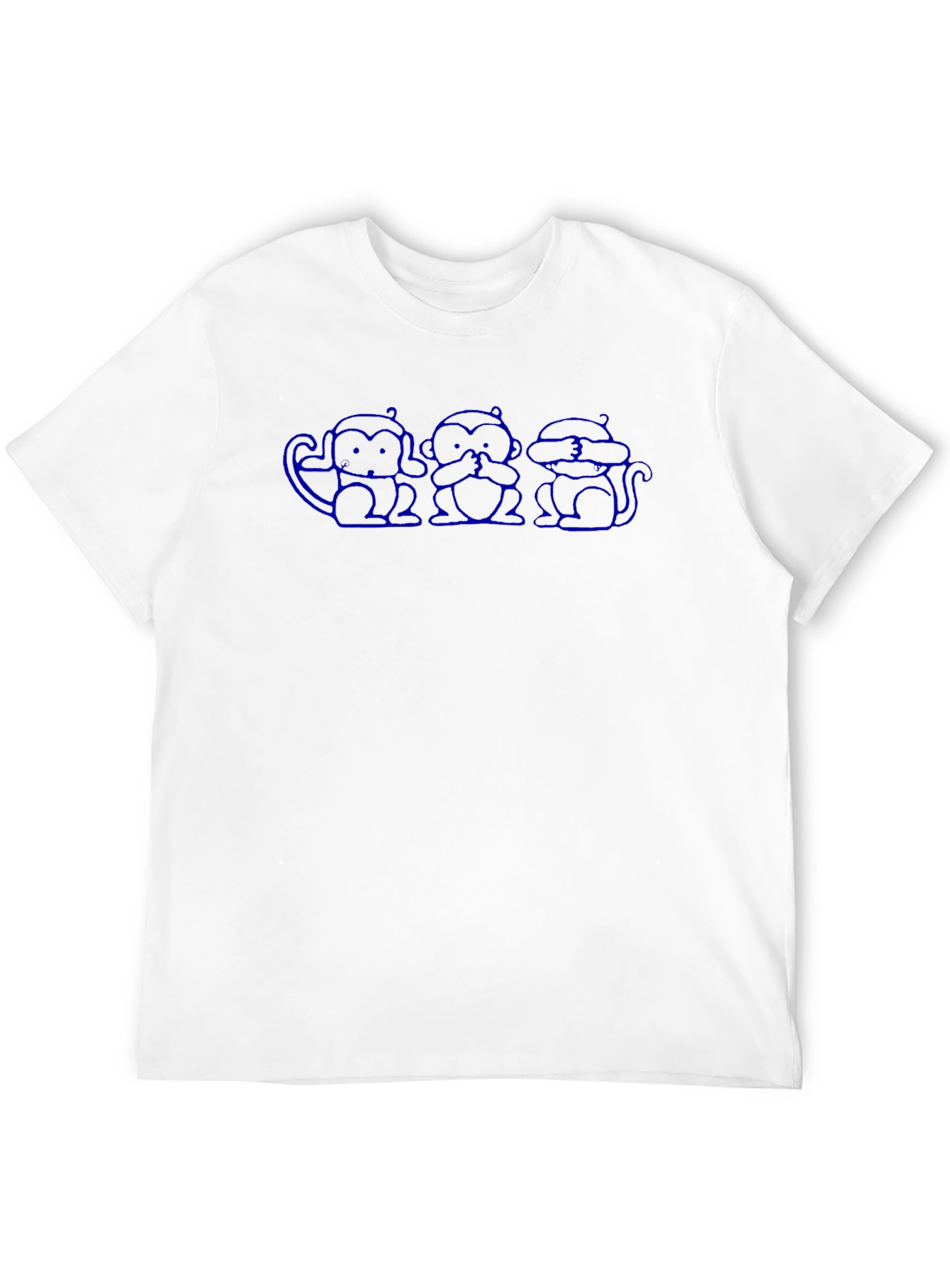 See No Evil T-Shirt - Black Crew Neck