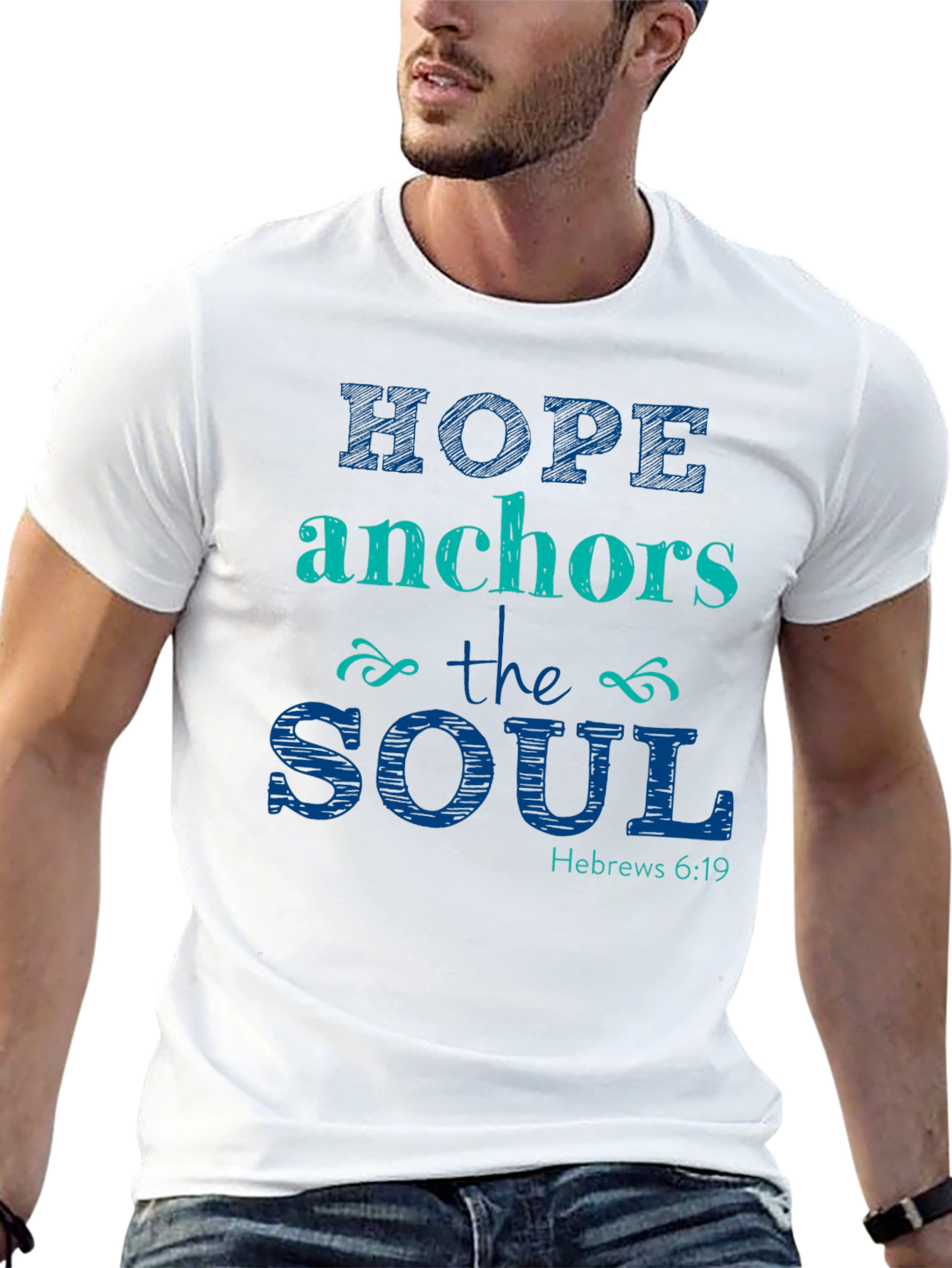 Hope Anchors the Soul Christian T-Shirt