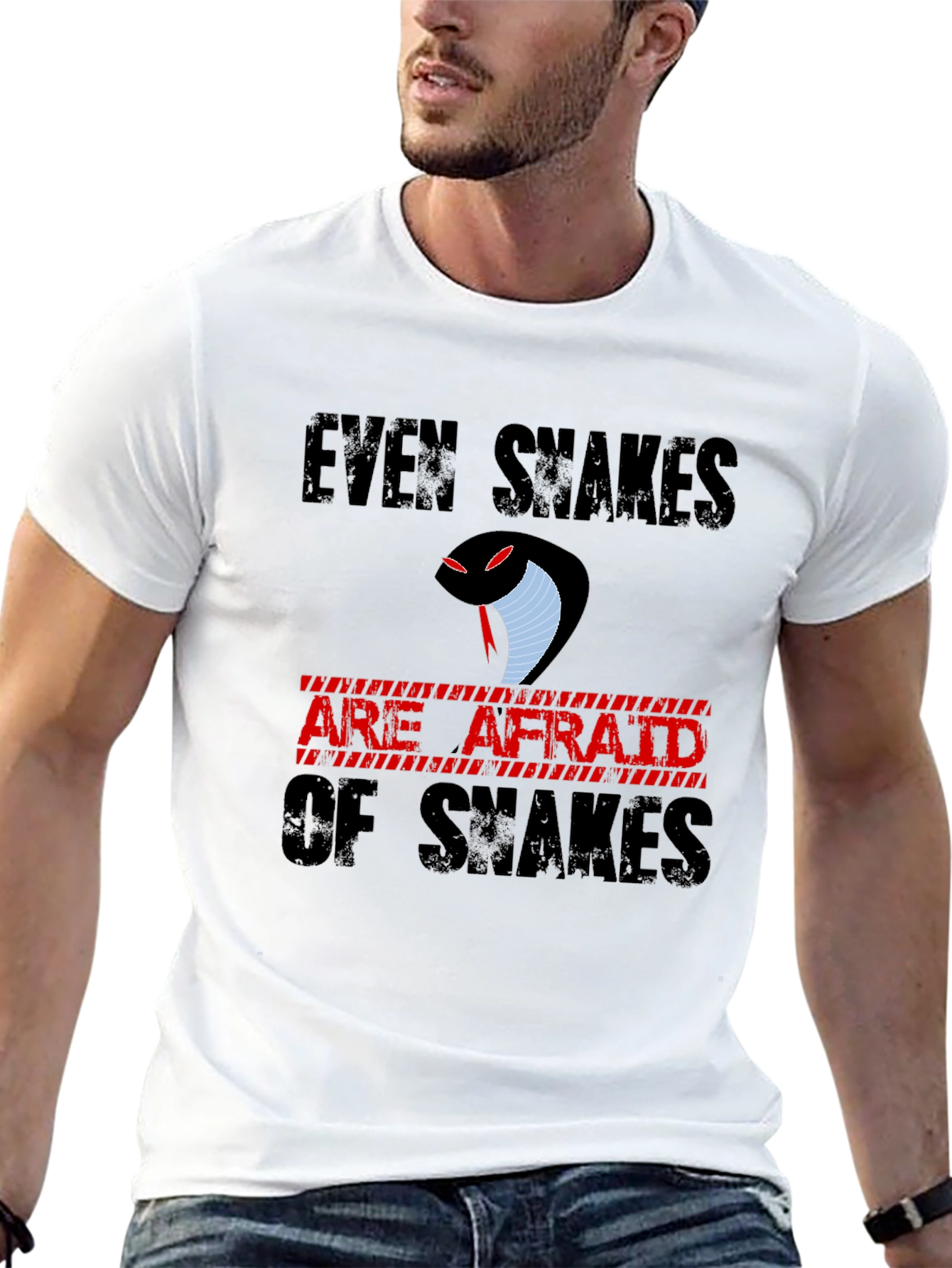 Even Snakes are Afraid T-Shirt