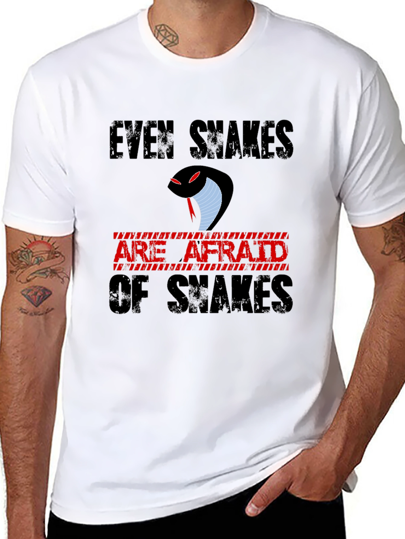 Even Snakes are Afraid T-Shirt