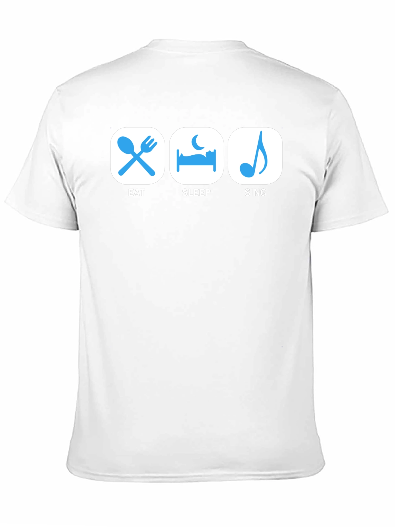 Eat Sleep Sing Black Graphic Tee