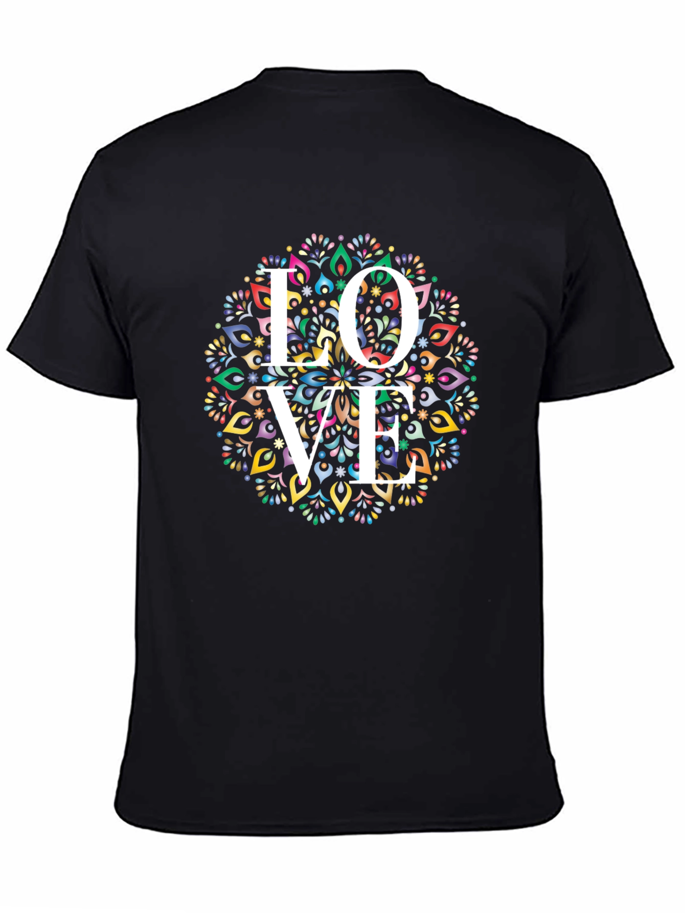 Love Mandala Graphic Tee - Stylish & Unique
