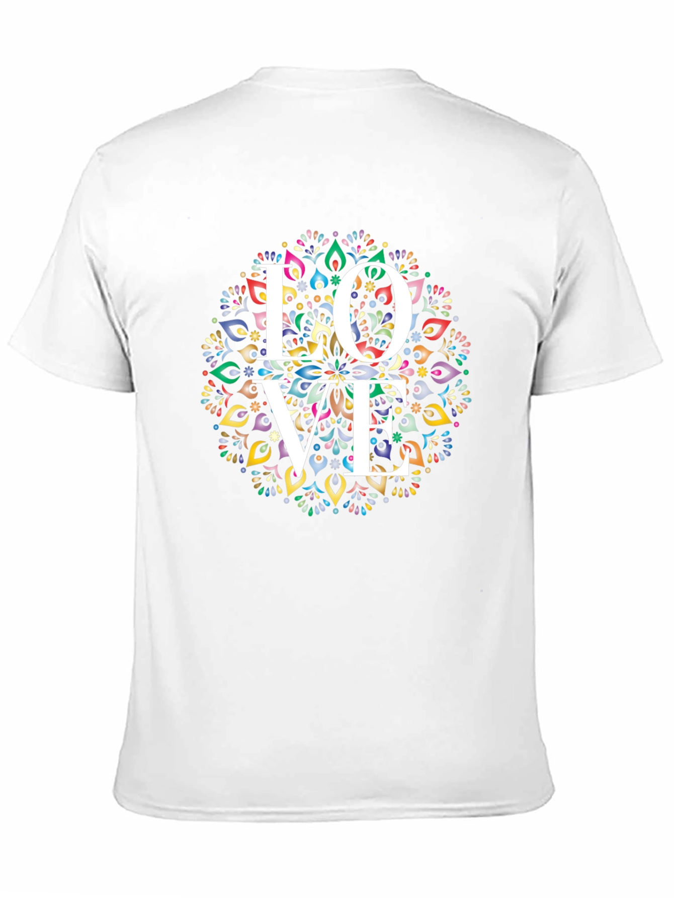 Love Mandala Graphic Tee - Stylish & Unique