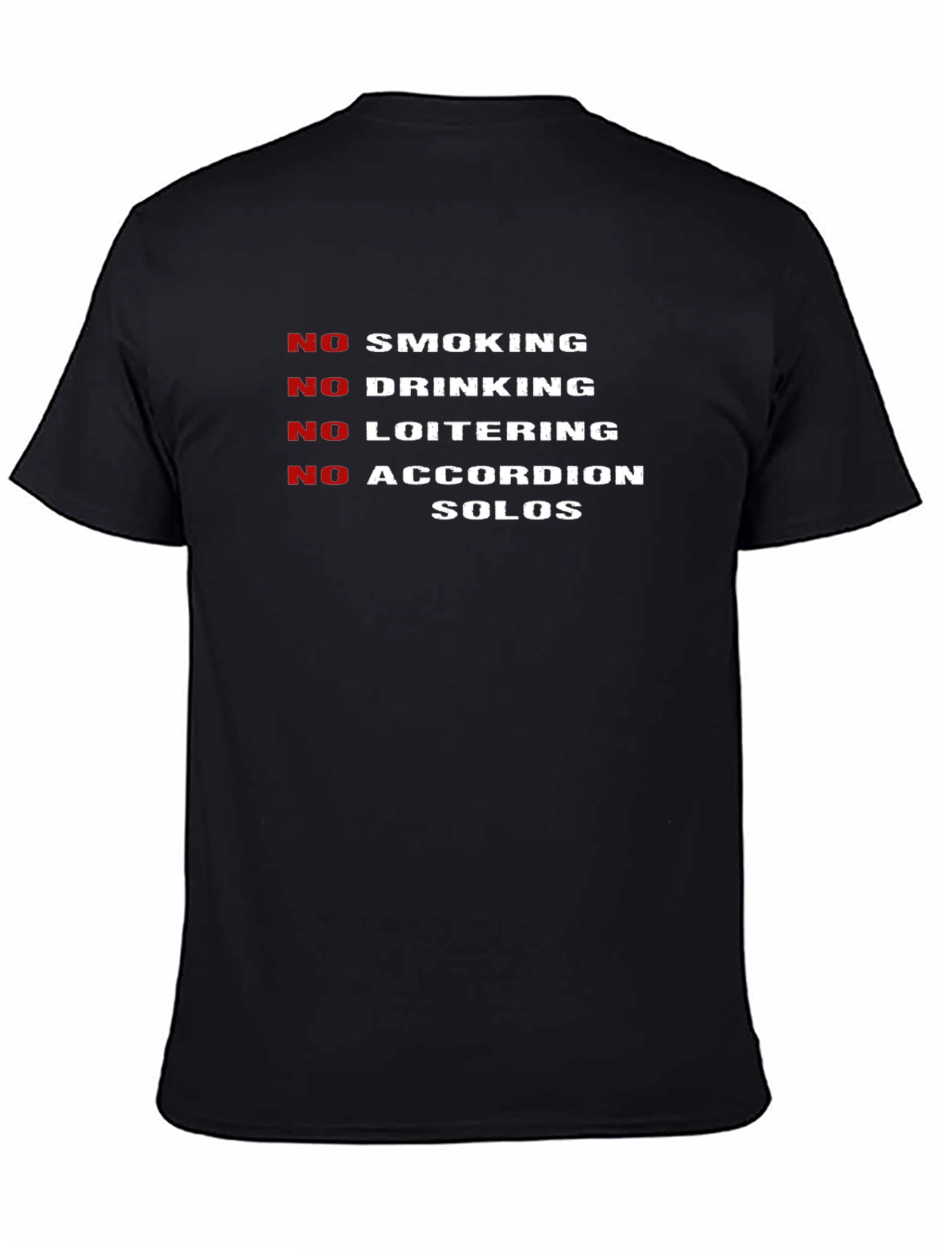 No Accordion Solos Graphic T-Shirt