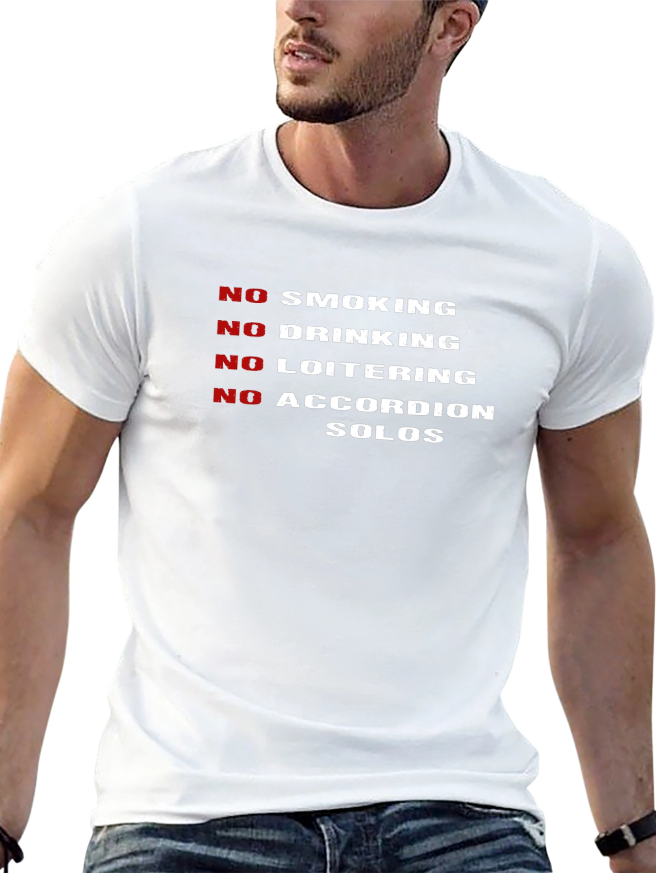No Accordion Solos Graphic T-Shirt