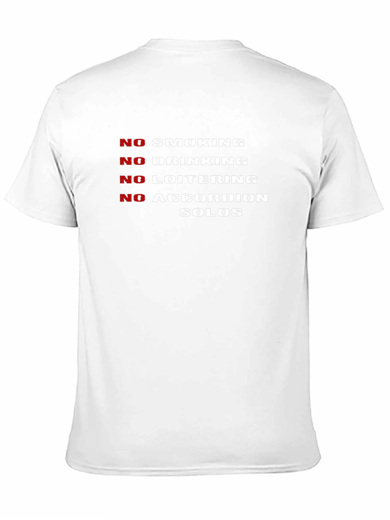 No Accordion Solos Graphic T-Shirt
