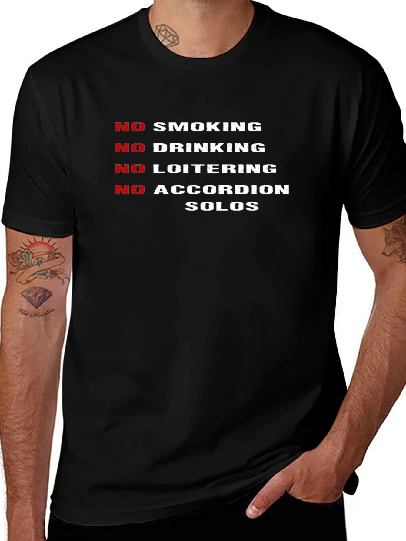 No Accordion Solos Graphic T-Shirt