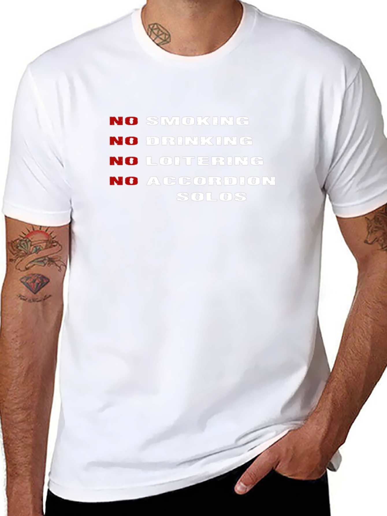 No Accordion Solos Graphic T-Shirt