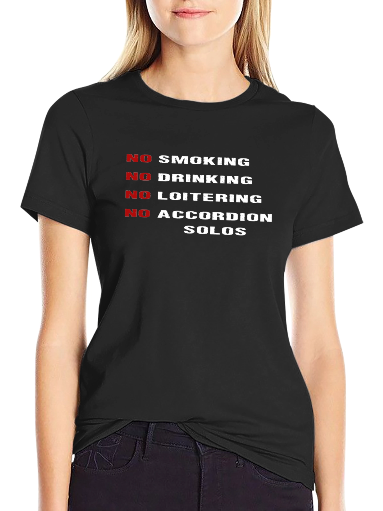 No Accordion Solos Graphic T-Shirt