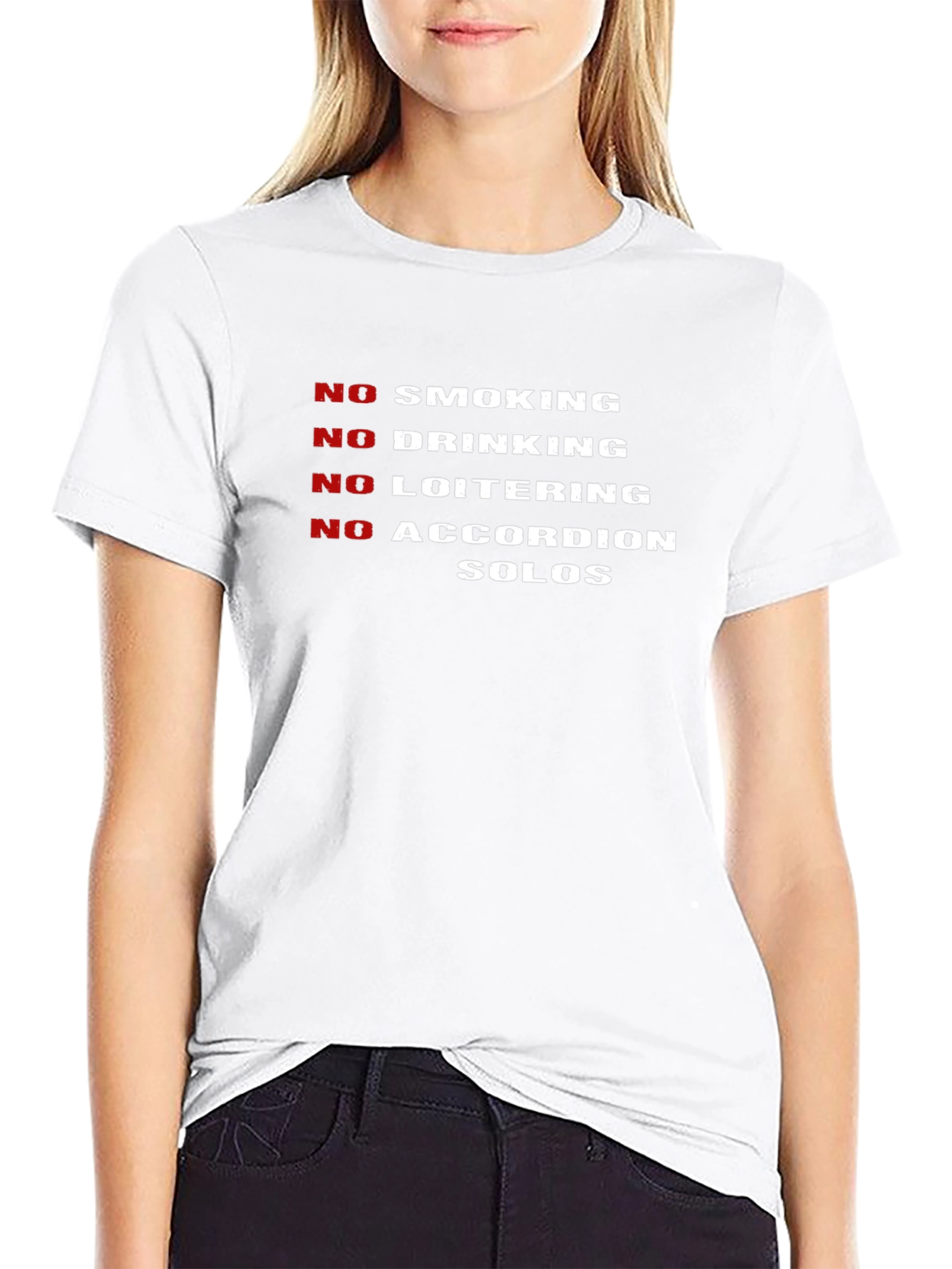 No Accordion Solos Graphic T-Shirt