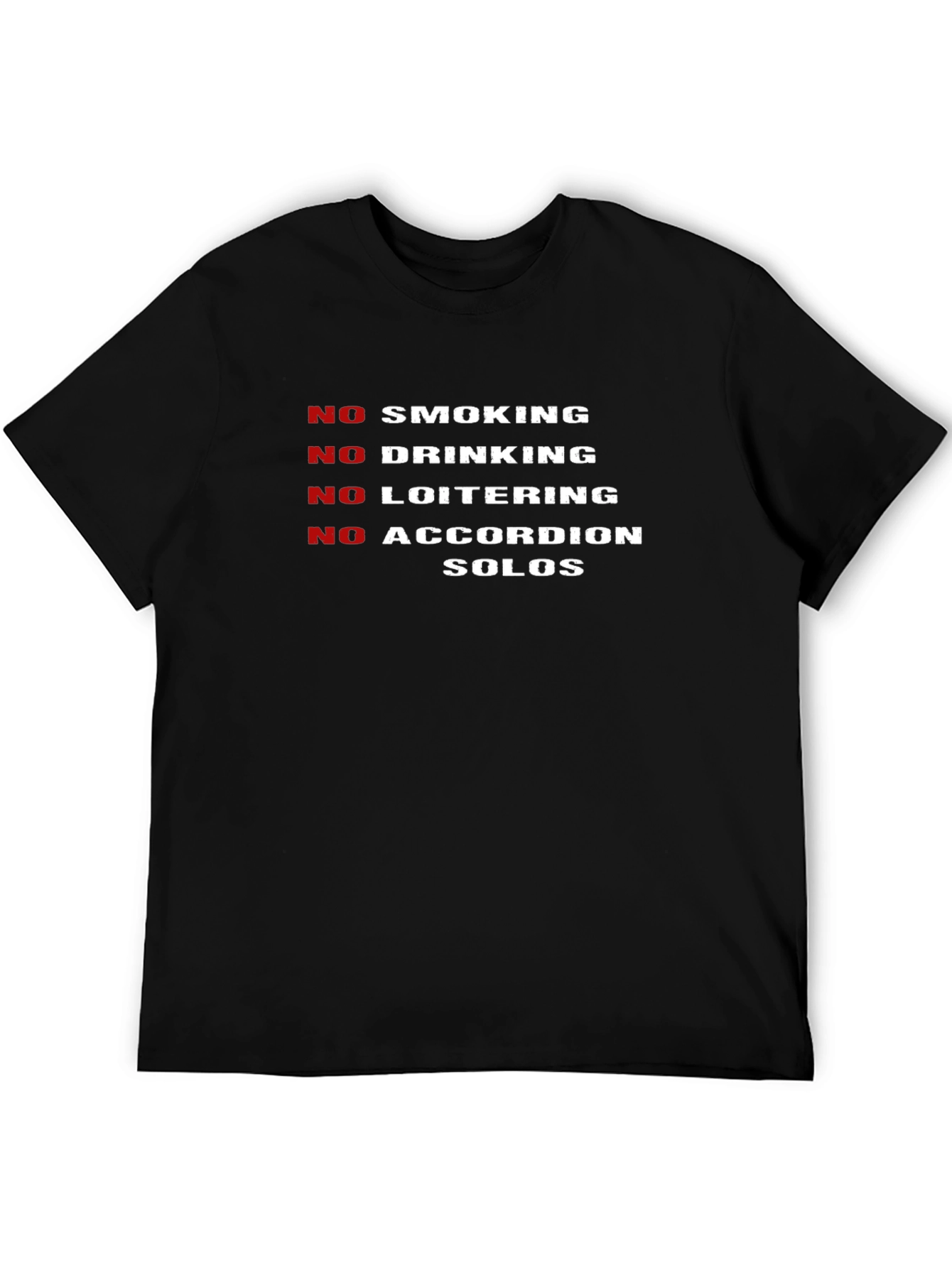No Accordion Solos Graphic T-Shirt