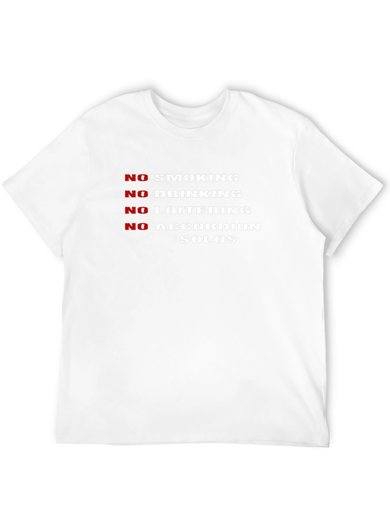 No Accordion Solos Graphic T-Shirt