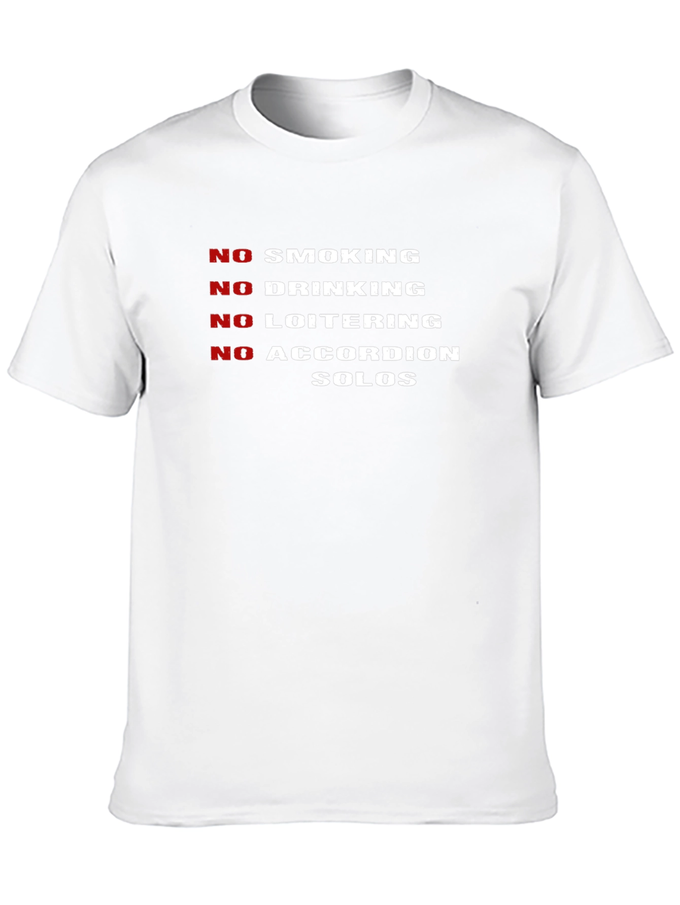 No Accordion Solos Graphic T-Shirt