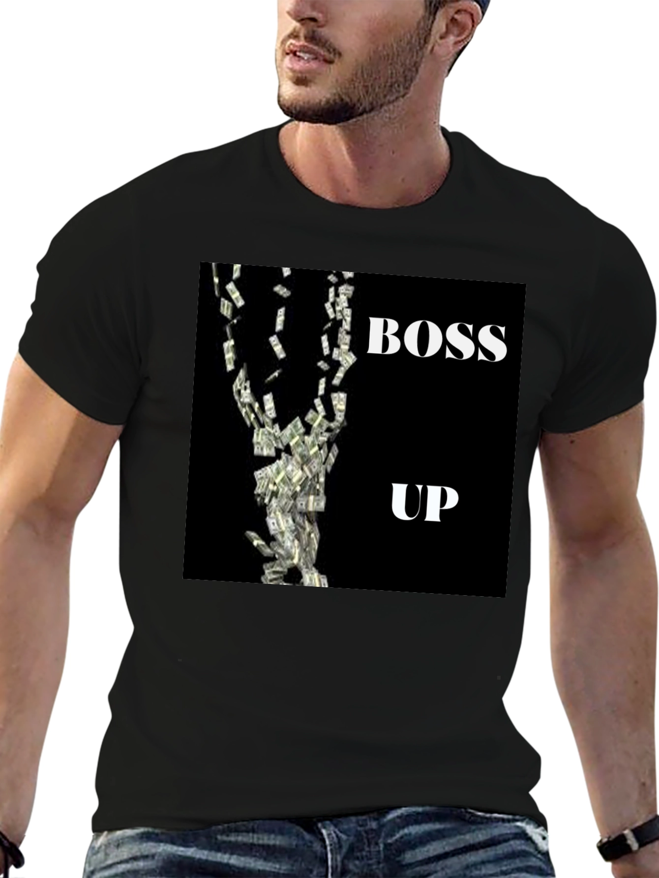 Boss Up Graphic Tee - Black