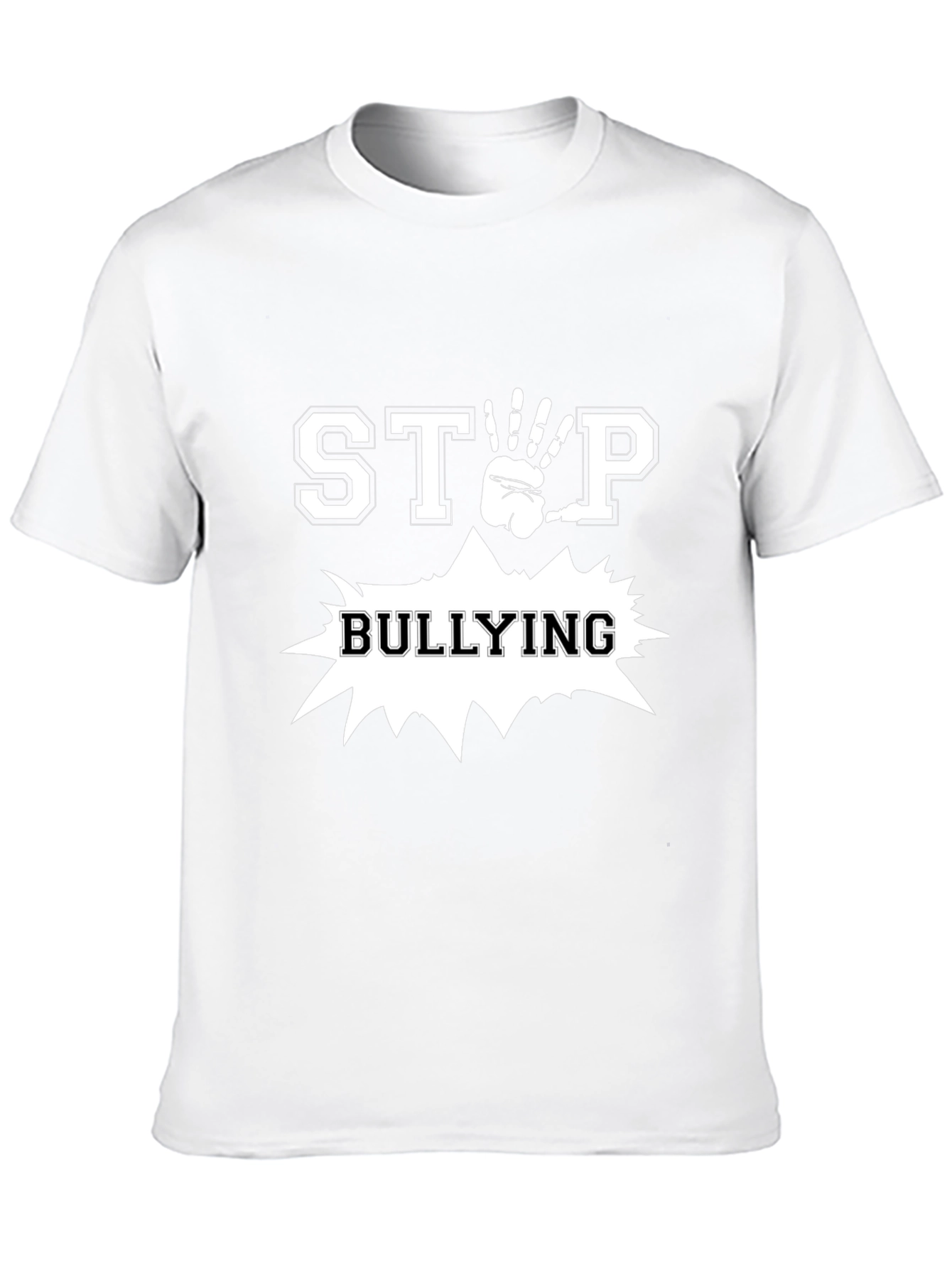 Stop Bullying T-Shirt - Black Short Sleeve
