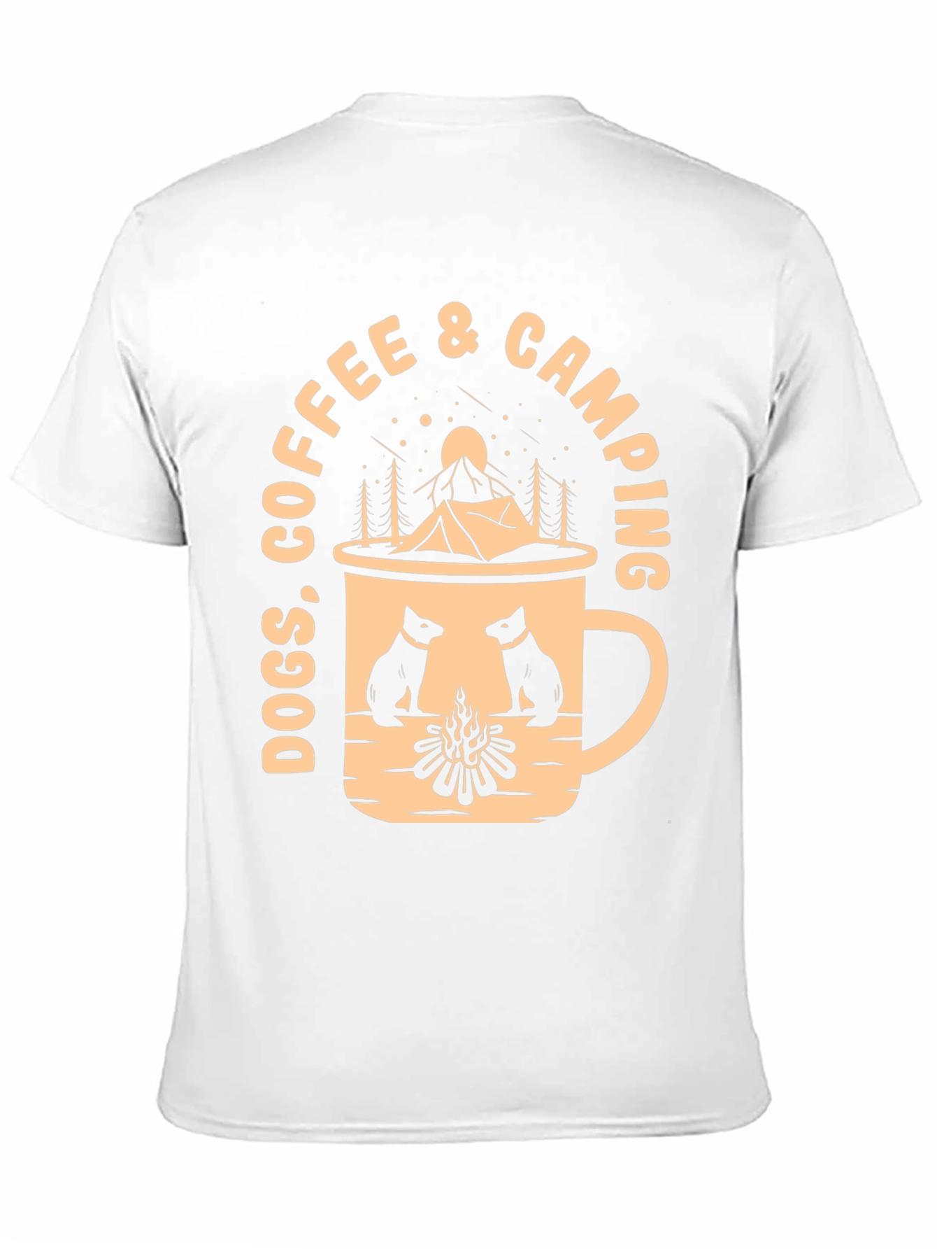 Dogs Coffee & Camping T-Shirt