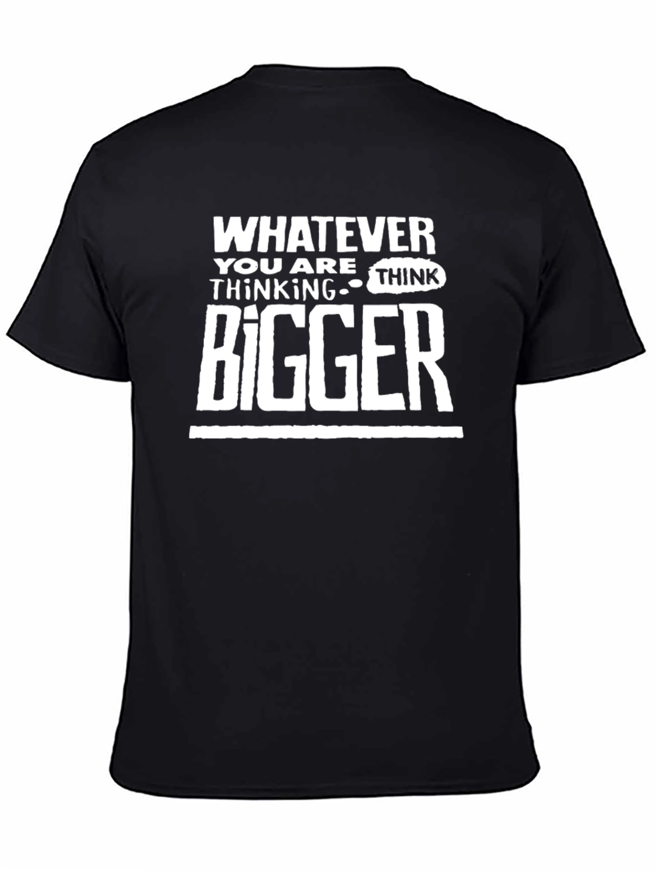 Think Bigger Graphic T-Shirt - Black