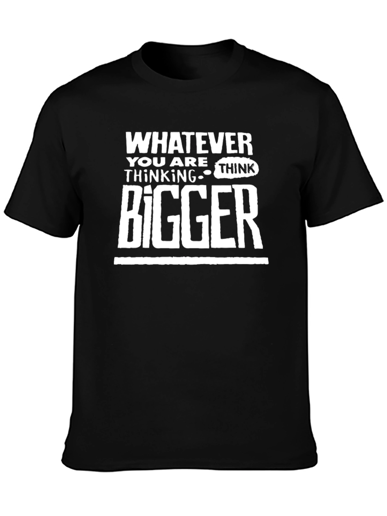 Think Bigger Graphic T-Shirt - Black