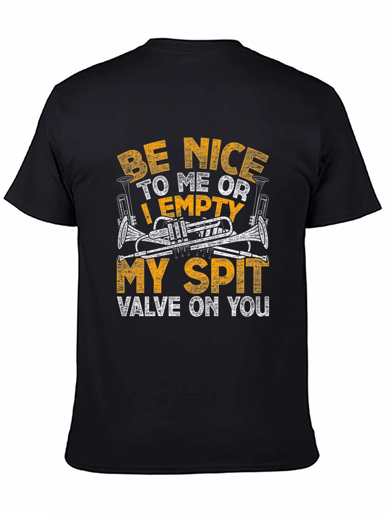 Funny Trombone Player Graphic T-Shirt