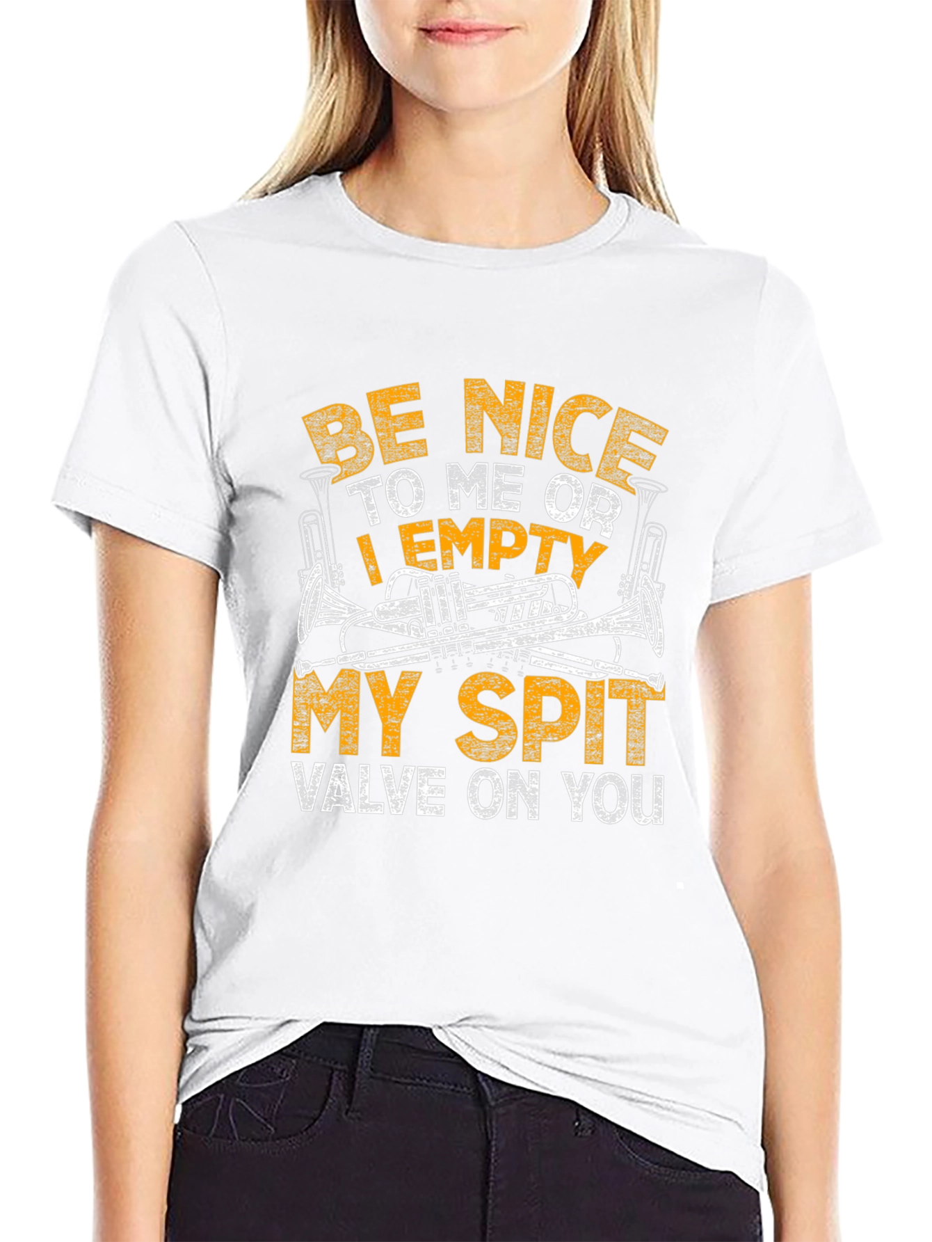 Funny Trombone Player Graphic T-Shirt