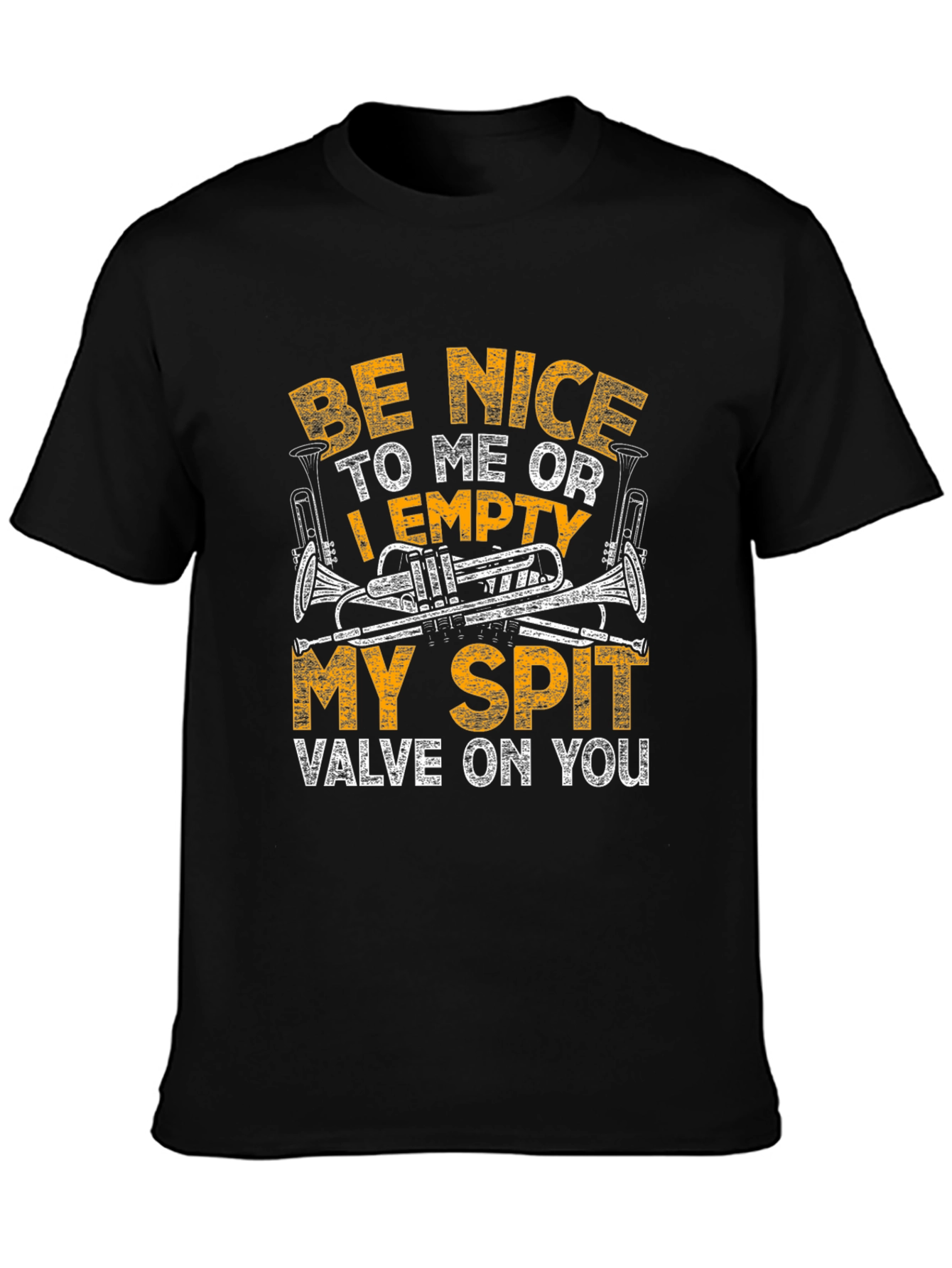 Funny Trombone Player Graphic T-Shirt