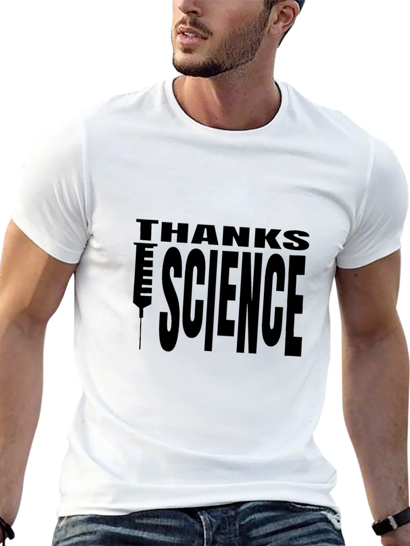 Thanks Science T-Shirt - Modern Graphic Tee