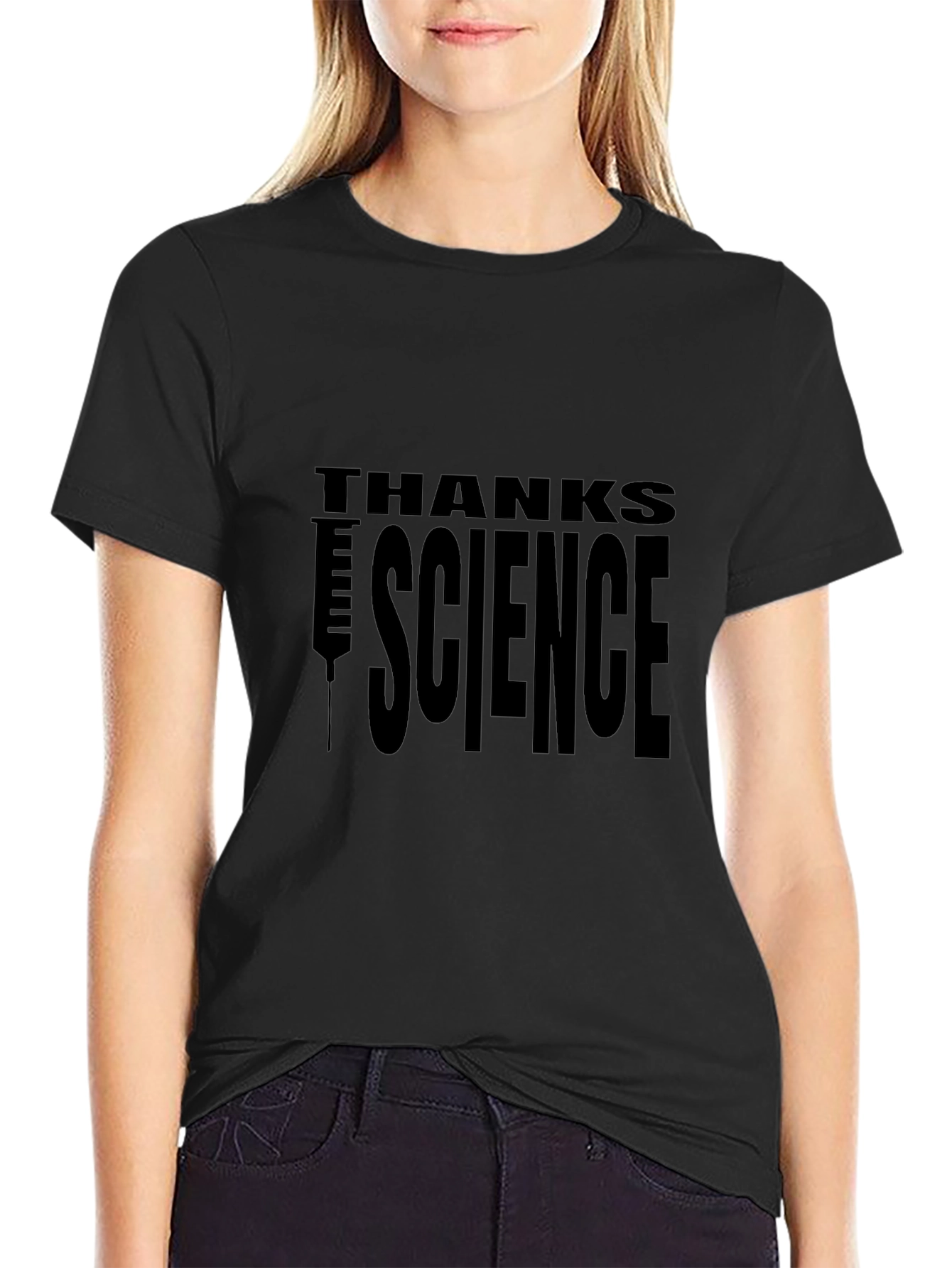 Thanks Science T-Shirt - Modern Graphic Tee