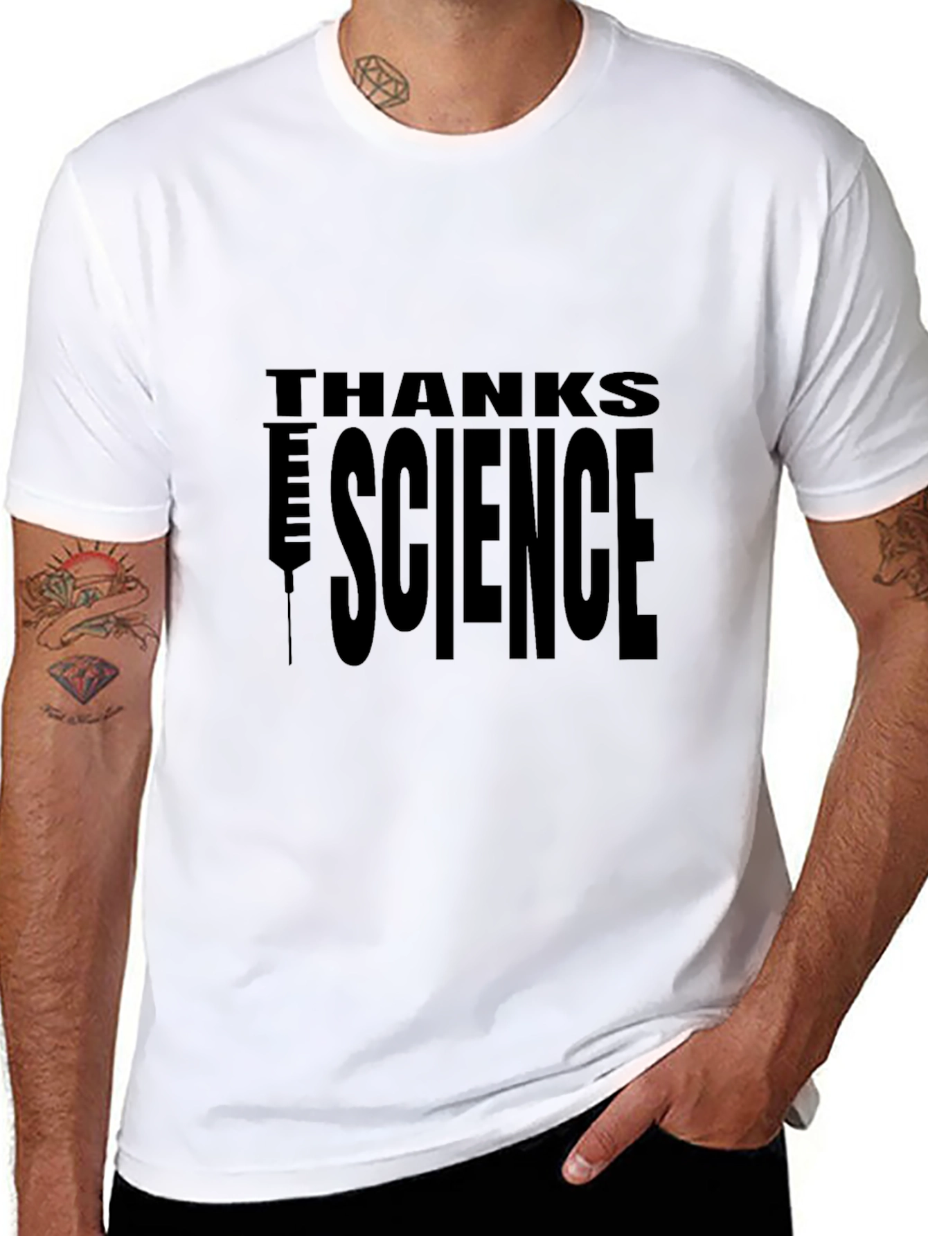 Thanks Science T-Shirt - Modern Graphic Tee