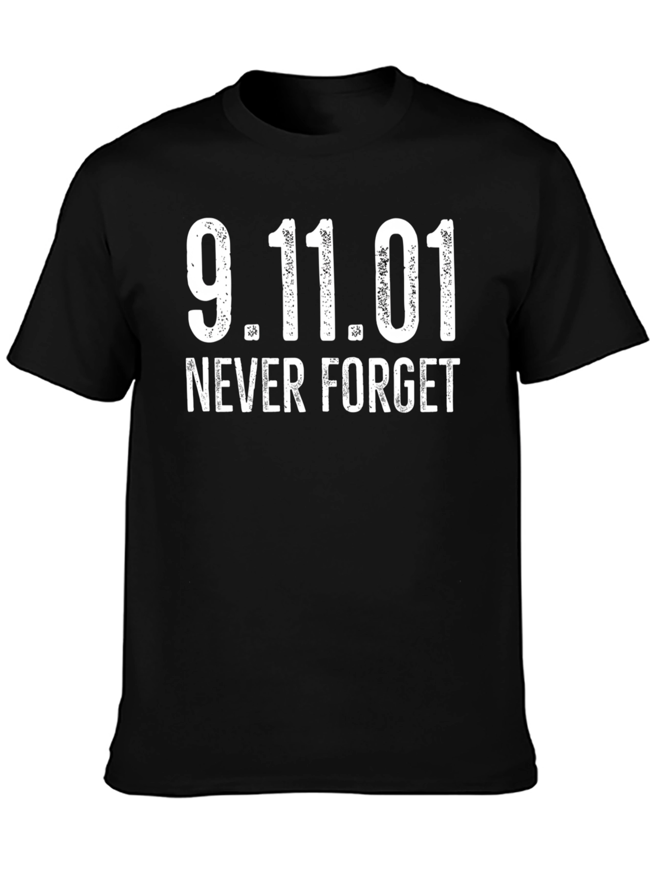 9/11 Never Forget Black T-Shirt