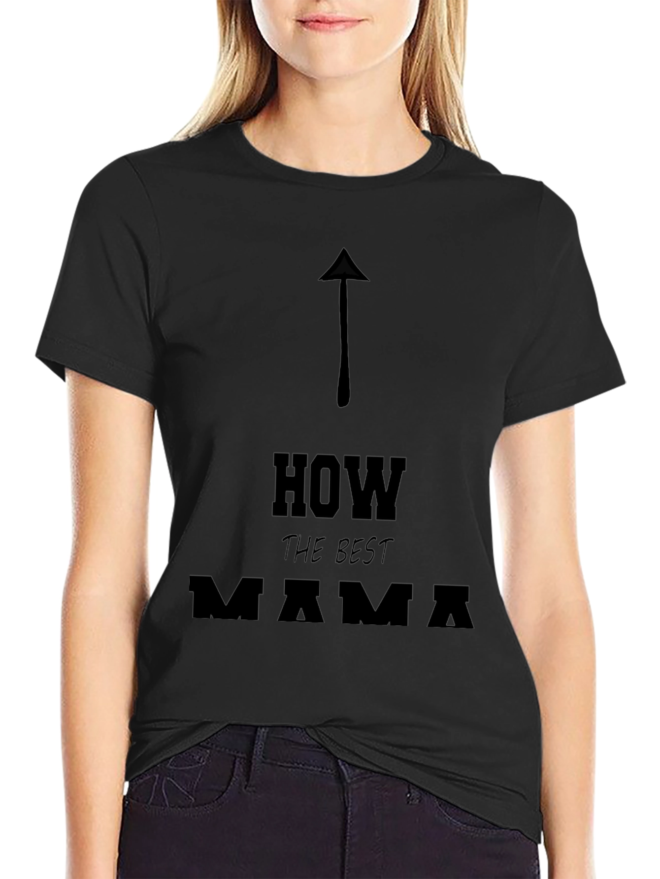 Best Mama Arrow Graphic Tee - Casual Unisex T-Shirt