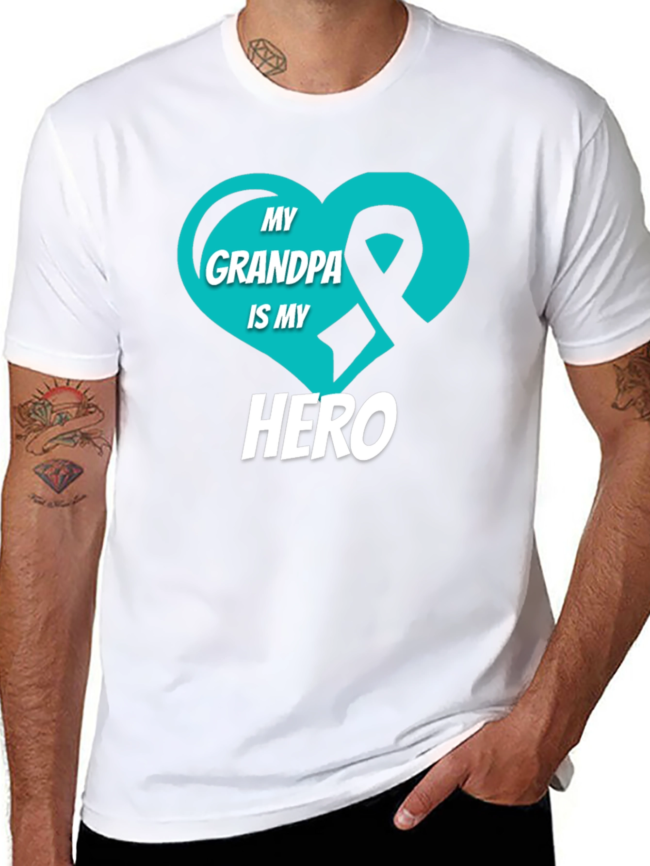 My Grandpa Is My Hero T-Shirt