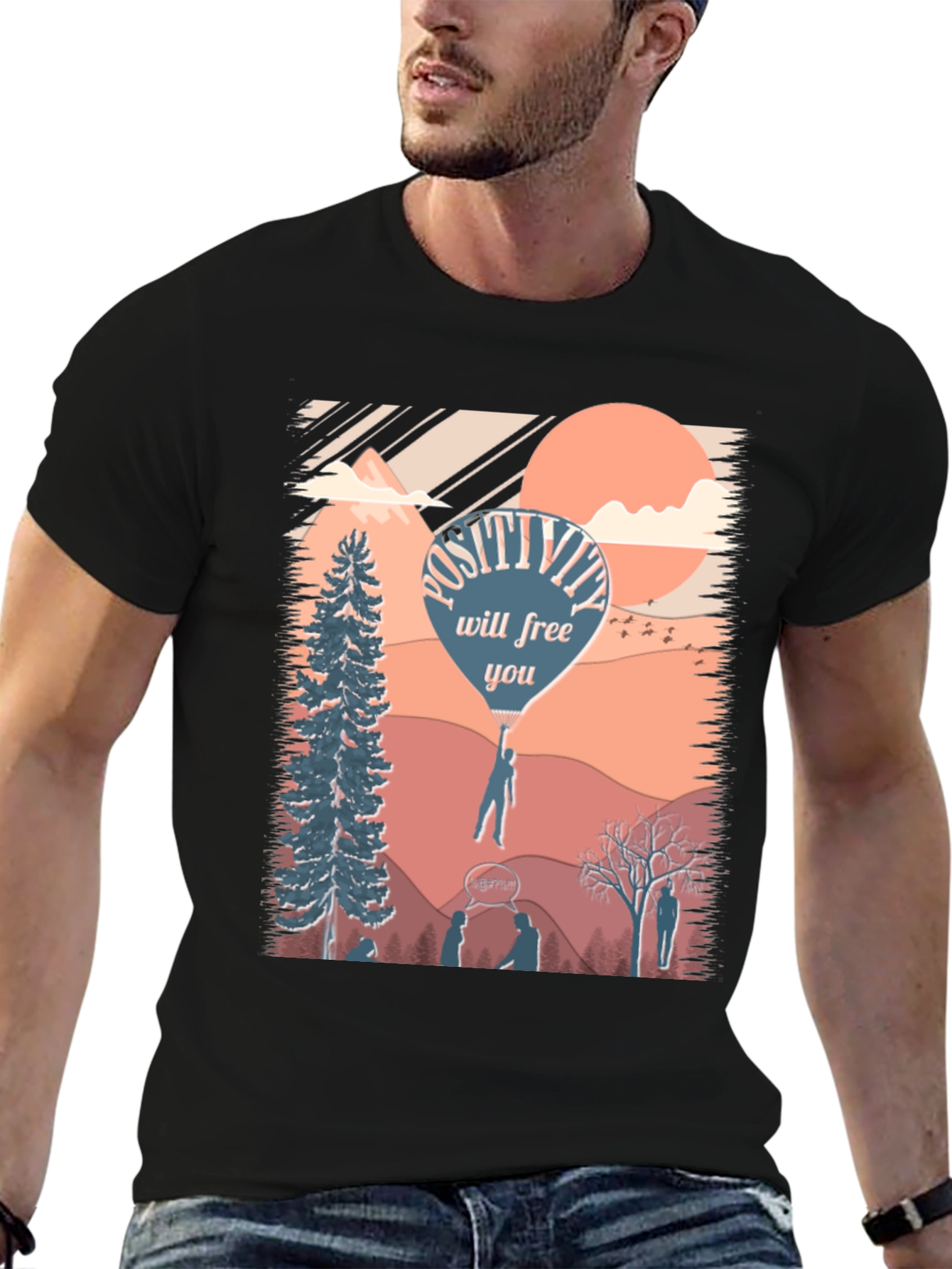 Positivity T-Shirt - Inspirational Design