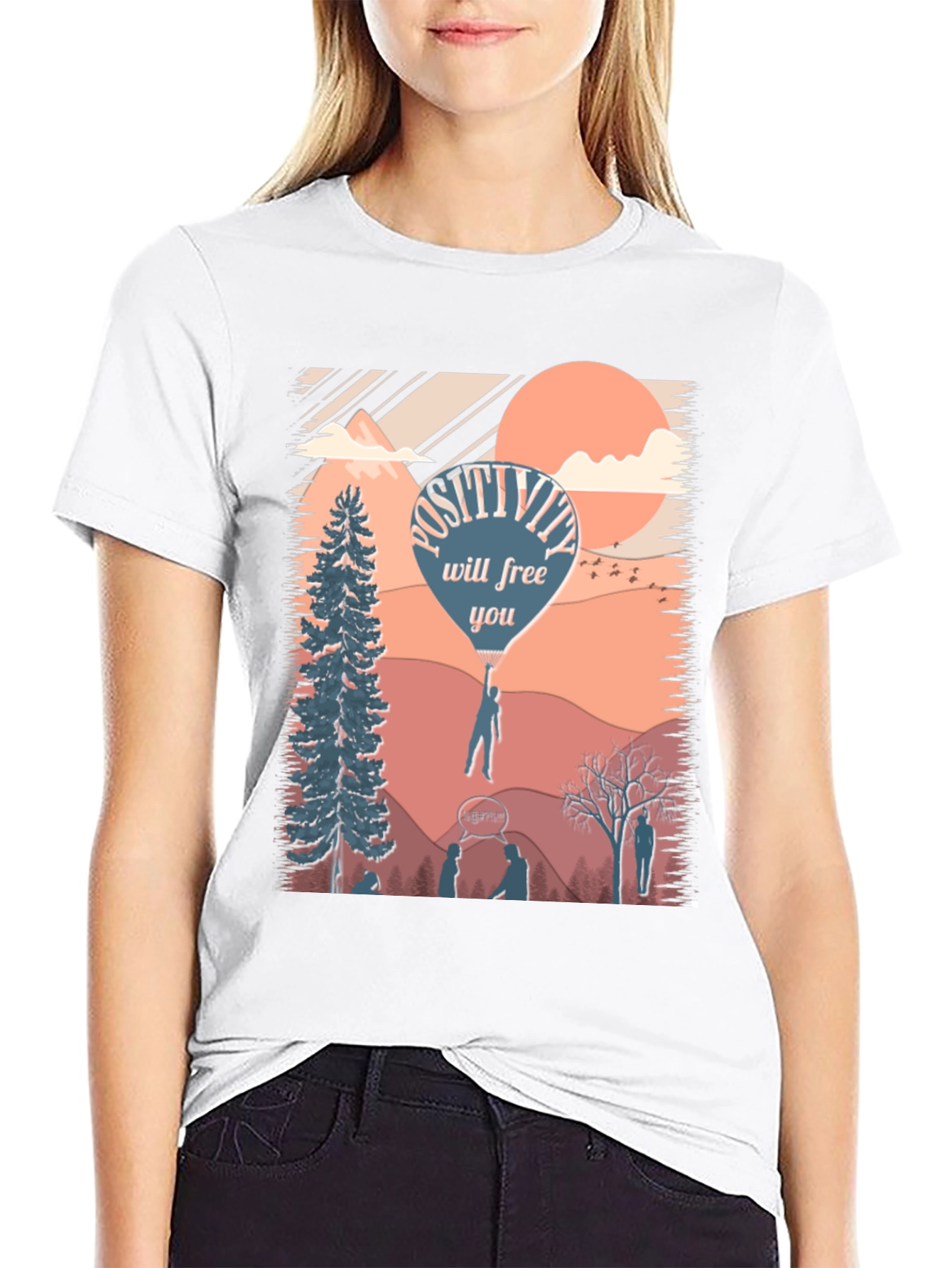 Positivity T-Shirt - Inspirational Design