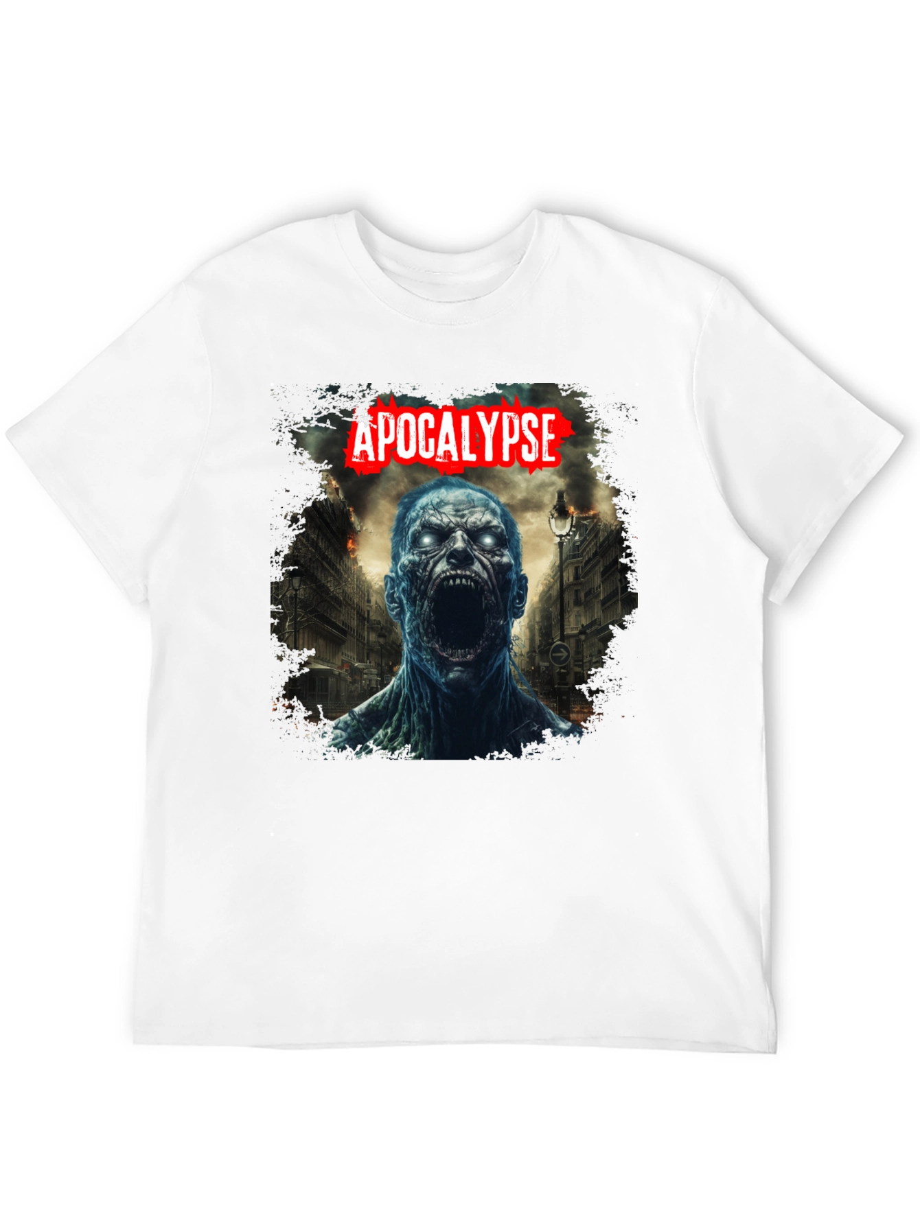 Apocalypse Zombie Graphic Tee - Black T-Shirt